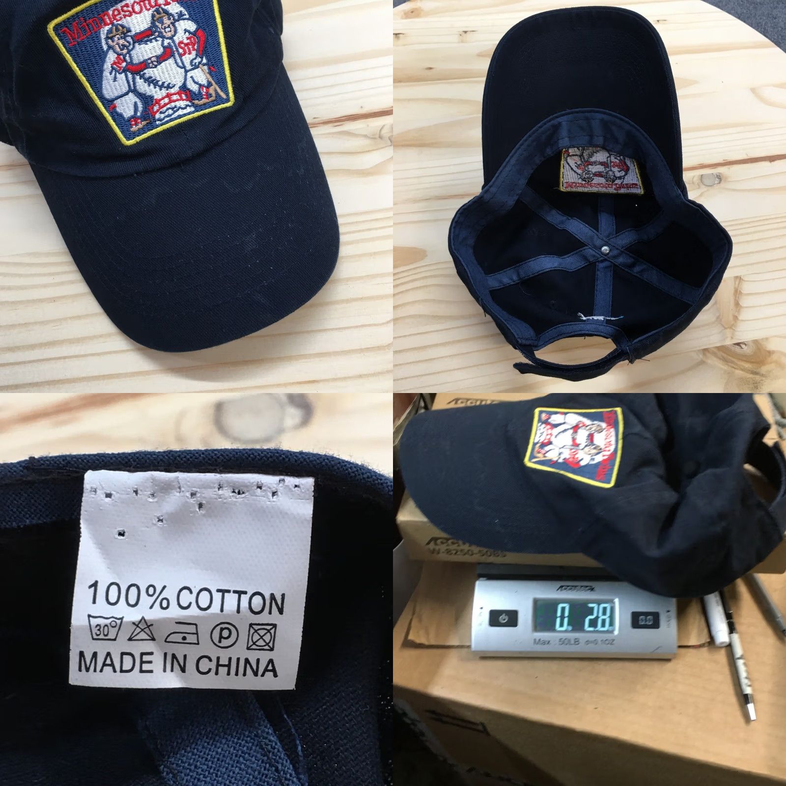 Twins Minnesota Twins Baseball Cap Hat Mens OS Blue Cotton Adjustable Embroidered Size ONE SIZE - 8 Thumbnail