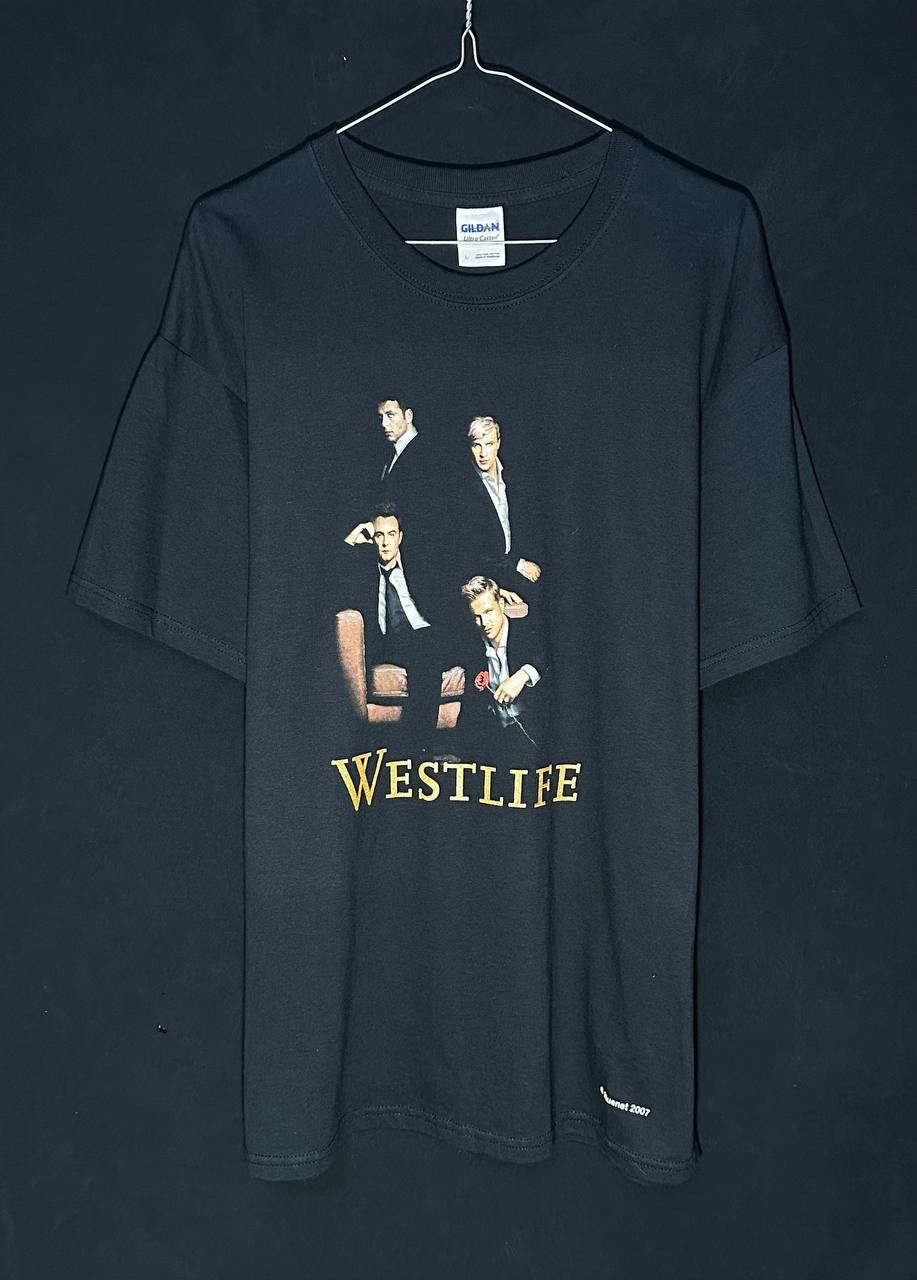 Band Tees × Gildan WESTLIFE The Love Tour 2007 T-Shirt Size US L / EU 52-54 / 3 - 1 Thumbnail