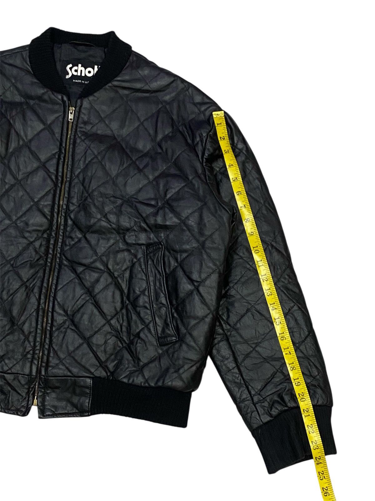 Schott Vintage 90s Schott NYC Leather Aviator Bomber Jacket Size US L / EU 52-54 / 3 - 19 Thumbnail