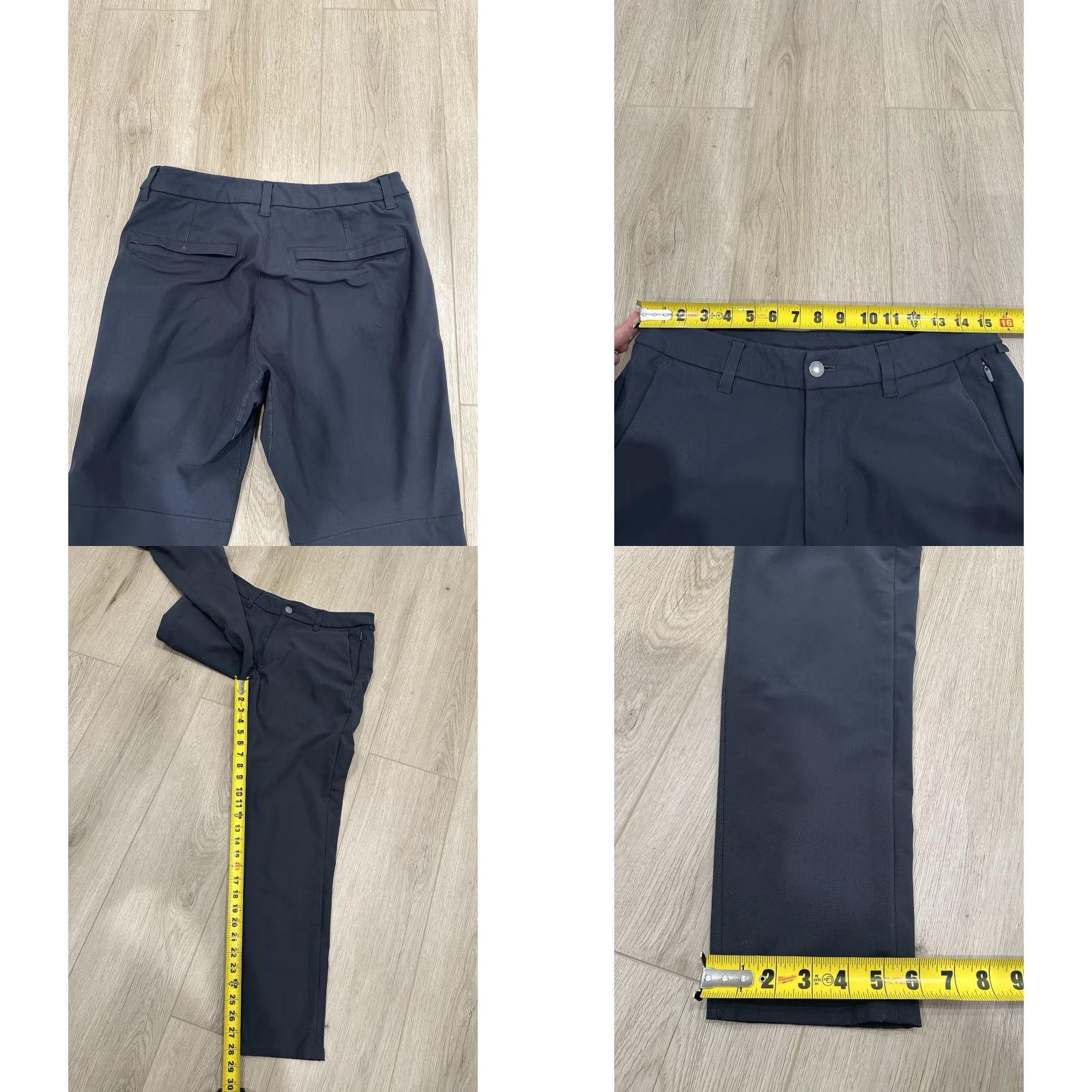 Lululemon Lululemon Pants Slim Commission 31x28.5 Grey Chino Men's Regular Slim Tapered Inseam 28.5 Flat Front Cordura? No, but keep original terms: Size US 31 - 8 Thumbnail