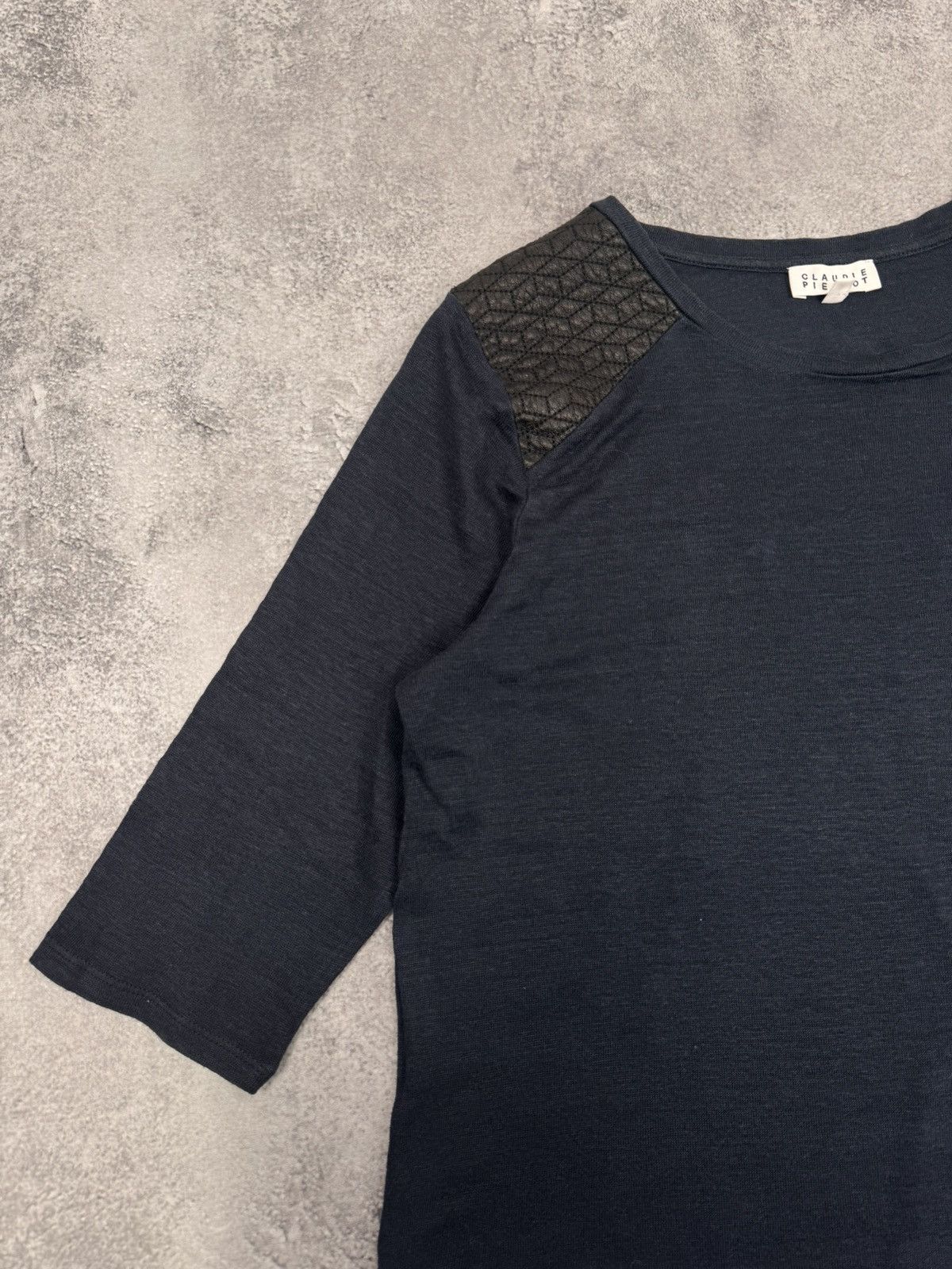 Other Claudie Pierlot Linen Women Blouse Navy Size М Size M / US 6-8 / IT 42-44 - 2 Thumbnail