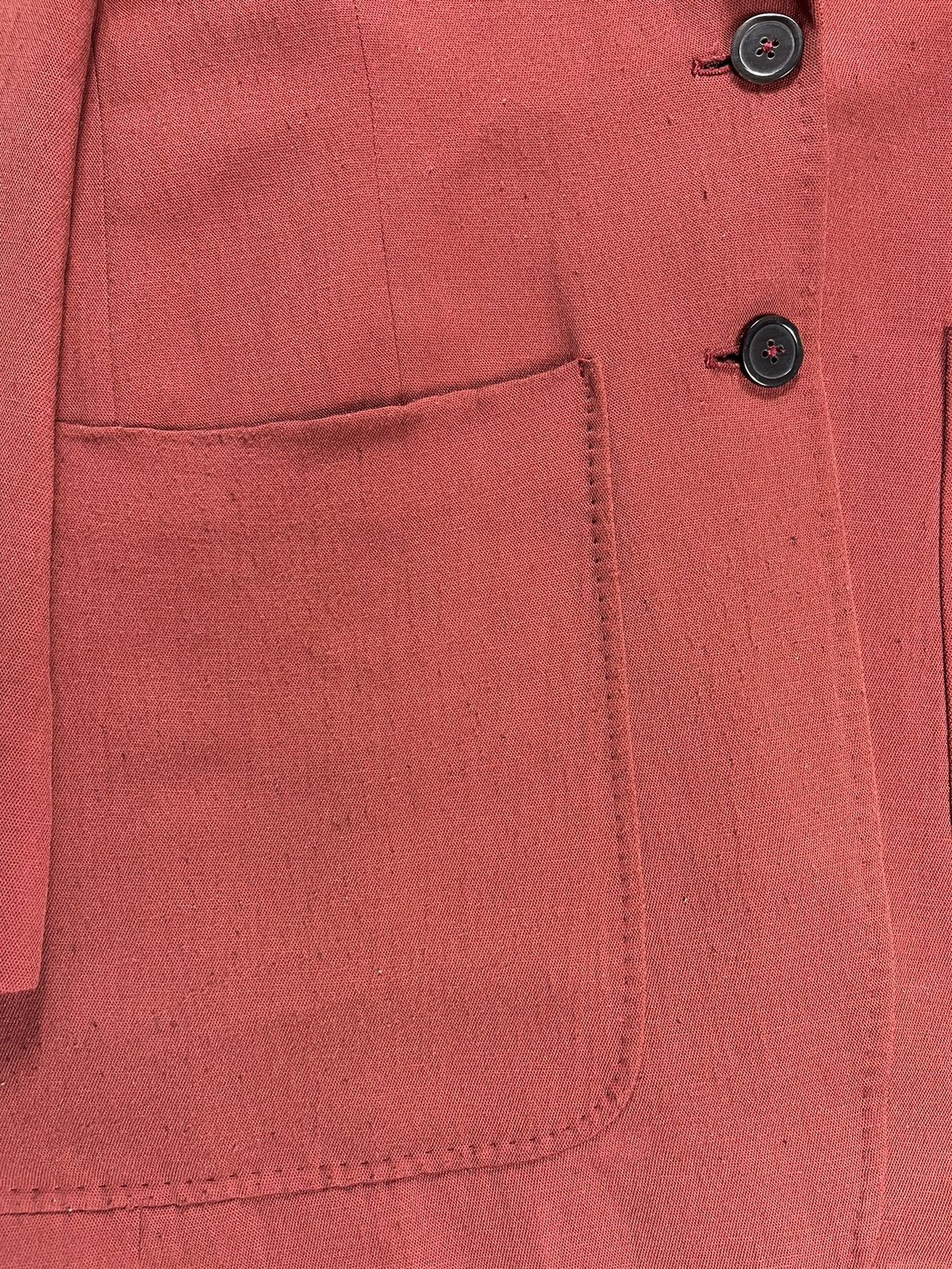 Ann Demeulemeester Ann Demeulemeester - Rusty Orange Prototype Blazer Size S / US 4 / IT 40 - 5 Thumbnail