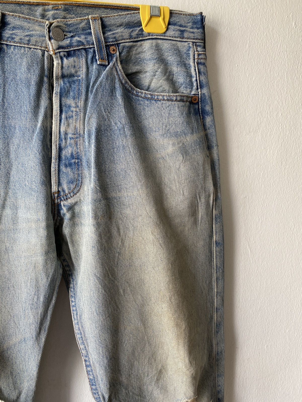 Levi's Vintage 90s Levi’s 501 Distressed Rusty Denim Size US 30 / EU 46 - 9 Thumbnail