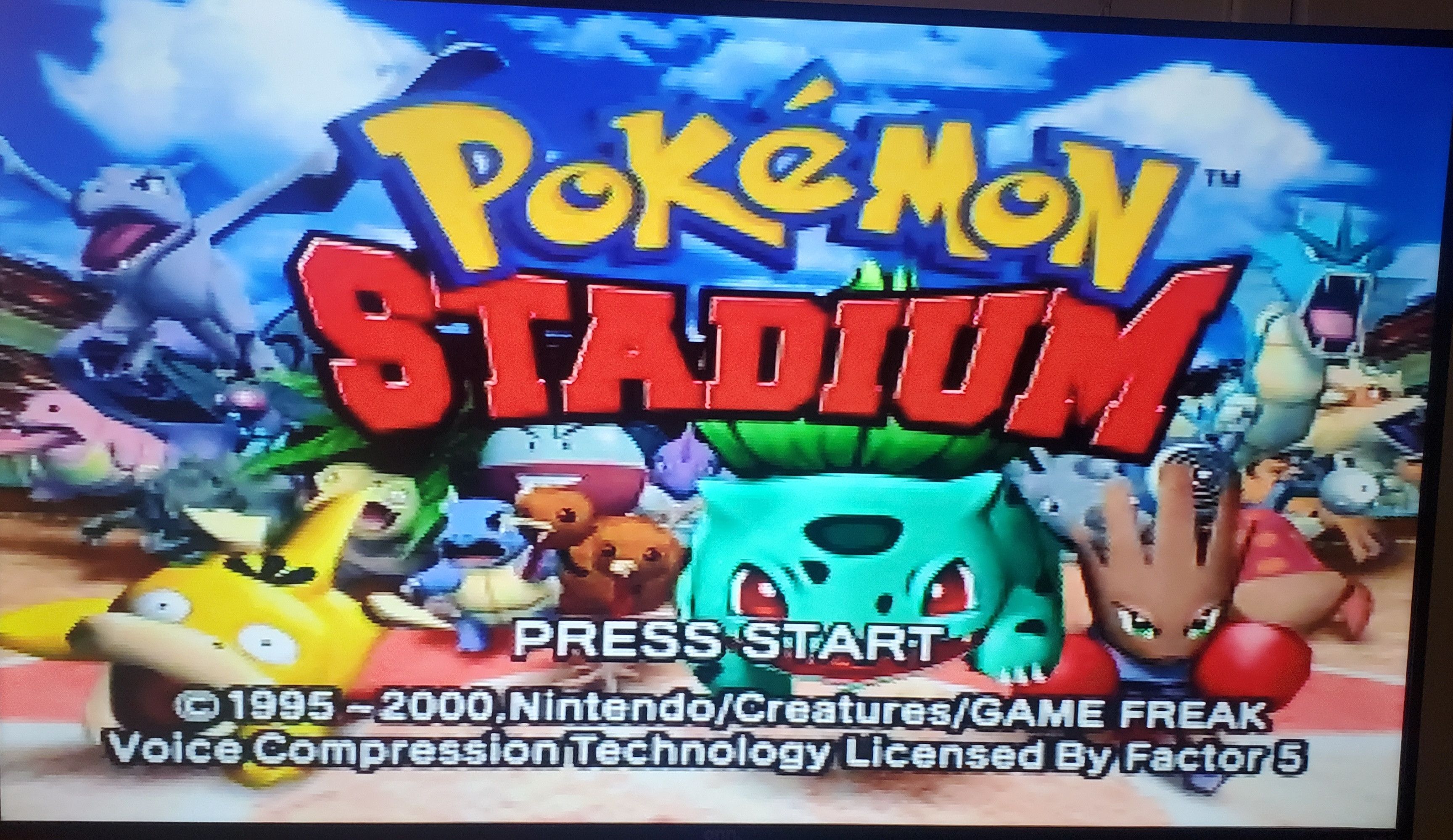 Nintendo Pokemon Stadium 1 N64 Nintendo 64 Video Game Cartridge Size ONE SIZE - 2 Thumbnail