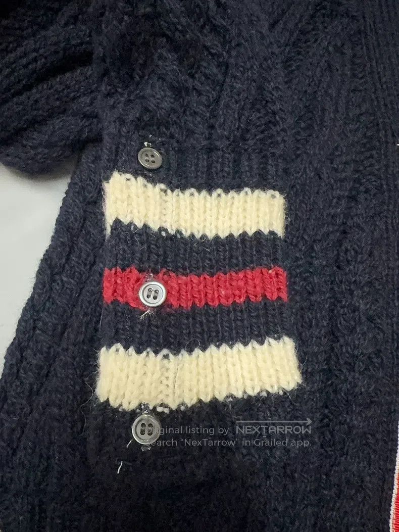 Thom Browne Thom Browne Coarse poppy striped sweater Size US S / EU 44-46 / 1 - 6 Thumbnail