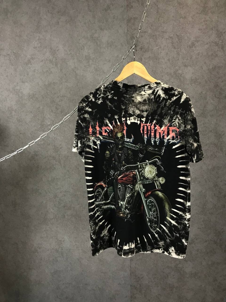 Vintage Hell Time vintage rock skull tee Size US M / EU 48-50 / 2 - 5 Thumbnail