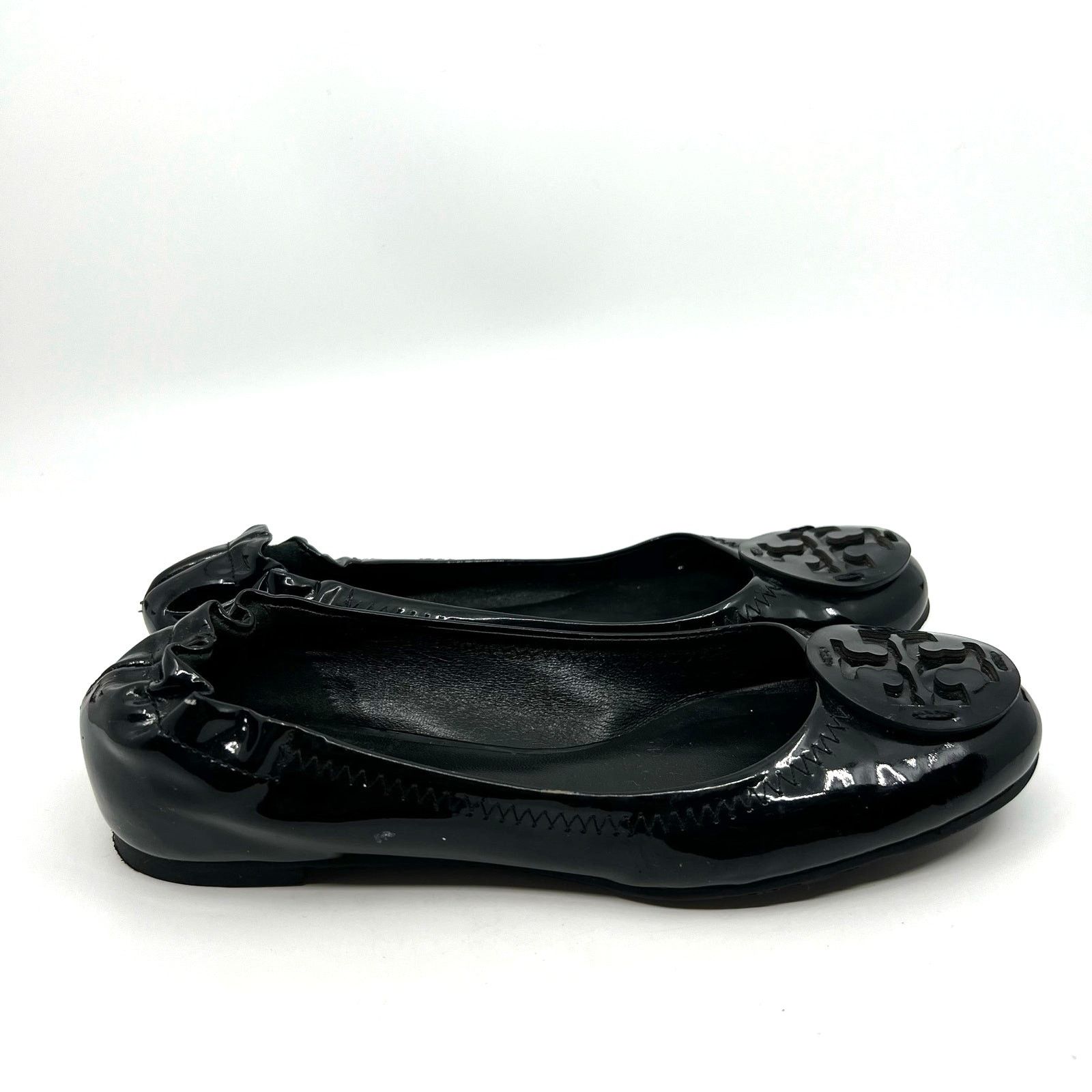 Tory Burch Tory Burch Reva Black Patent Leather Ballet Flats 5.5 US Size US 5.5 / IT 35.5 - 3 Thumbnail