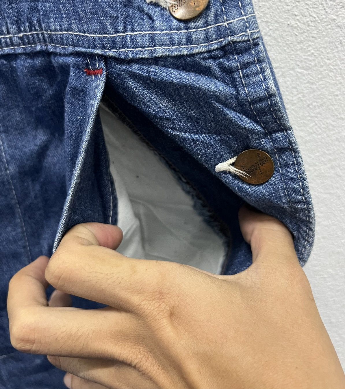 Vintage × Wrangler Vintage Wrangler Japan Denim Overalls - Size S Size US 30 / EU 46 - 10 Thumbnail