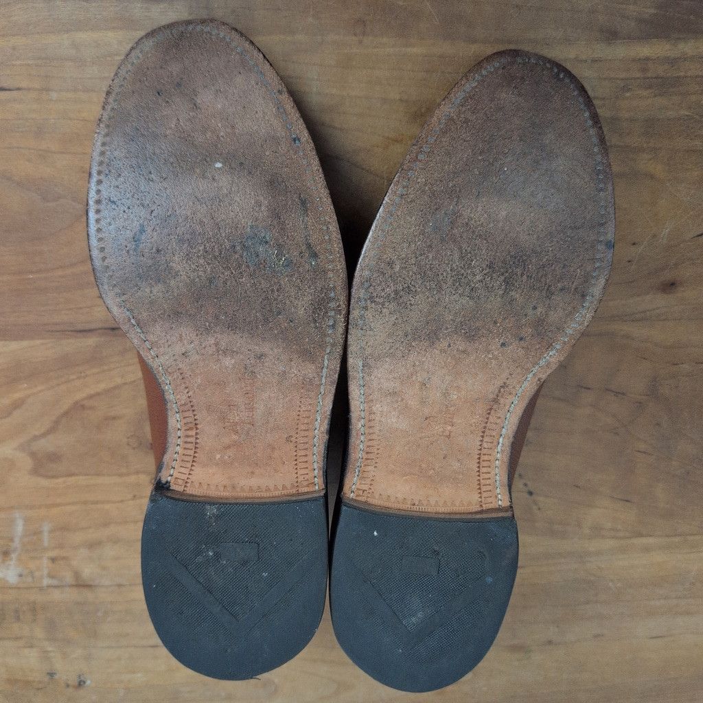 Allen Edmonds Allen Edmonds Leeds Brown Pebbled Leather Derby 8.5C Size US 8.5 / EU 41-42 - 3 Thumbnail