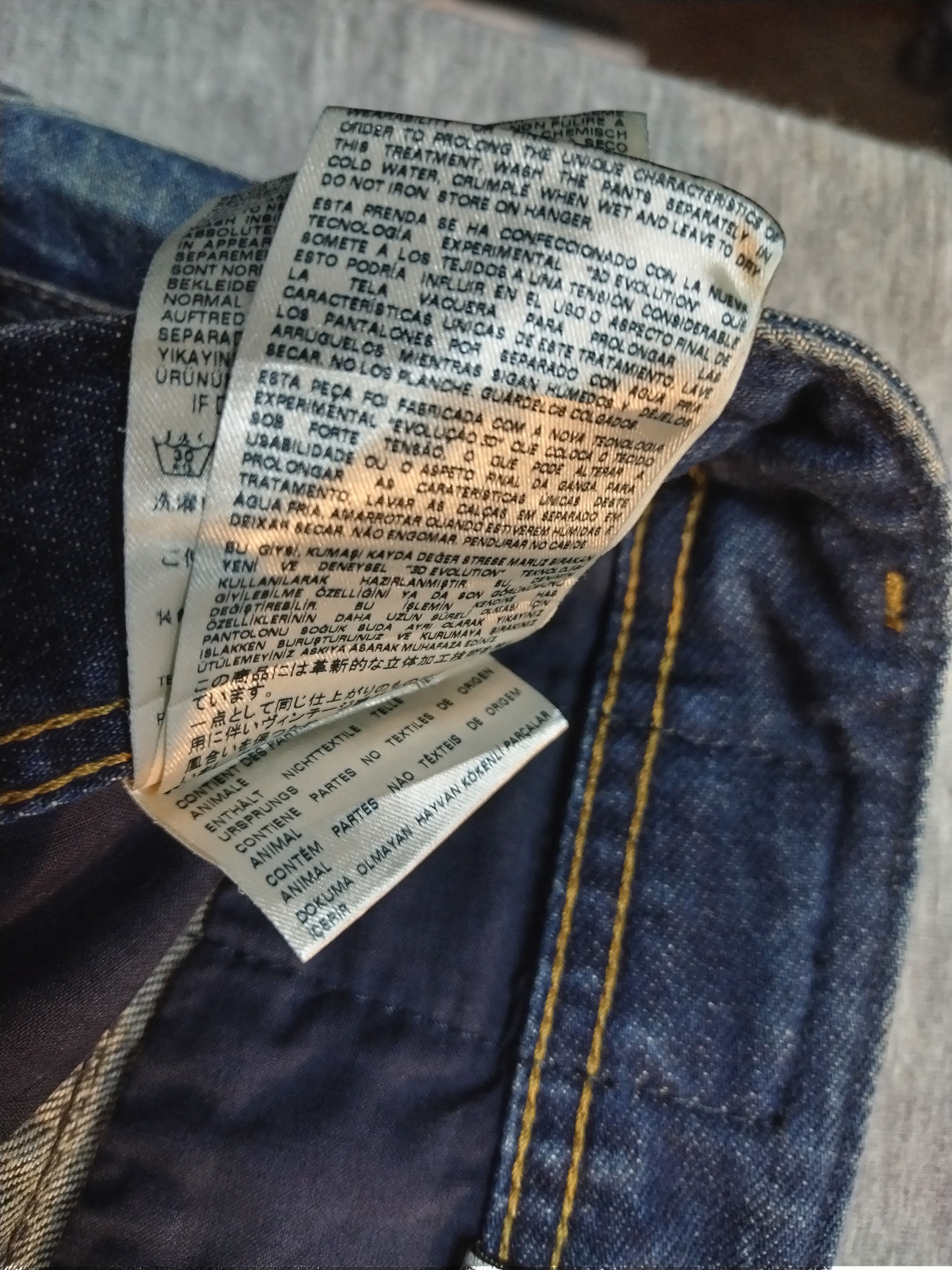 Diesel 🔥💥Crazy cool Diesel distressed regular slim carrot Jean Size US 38 / EU 54 - 12 Thumbnail