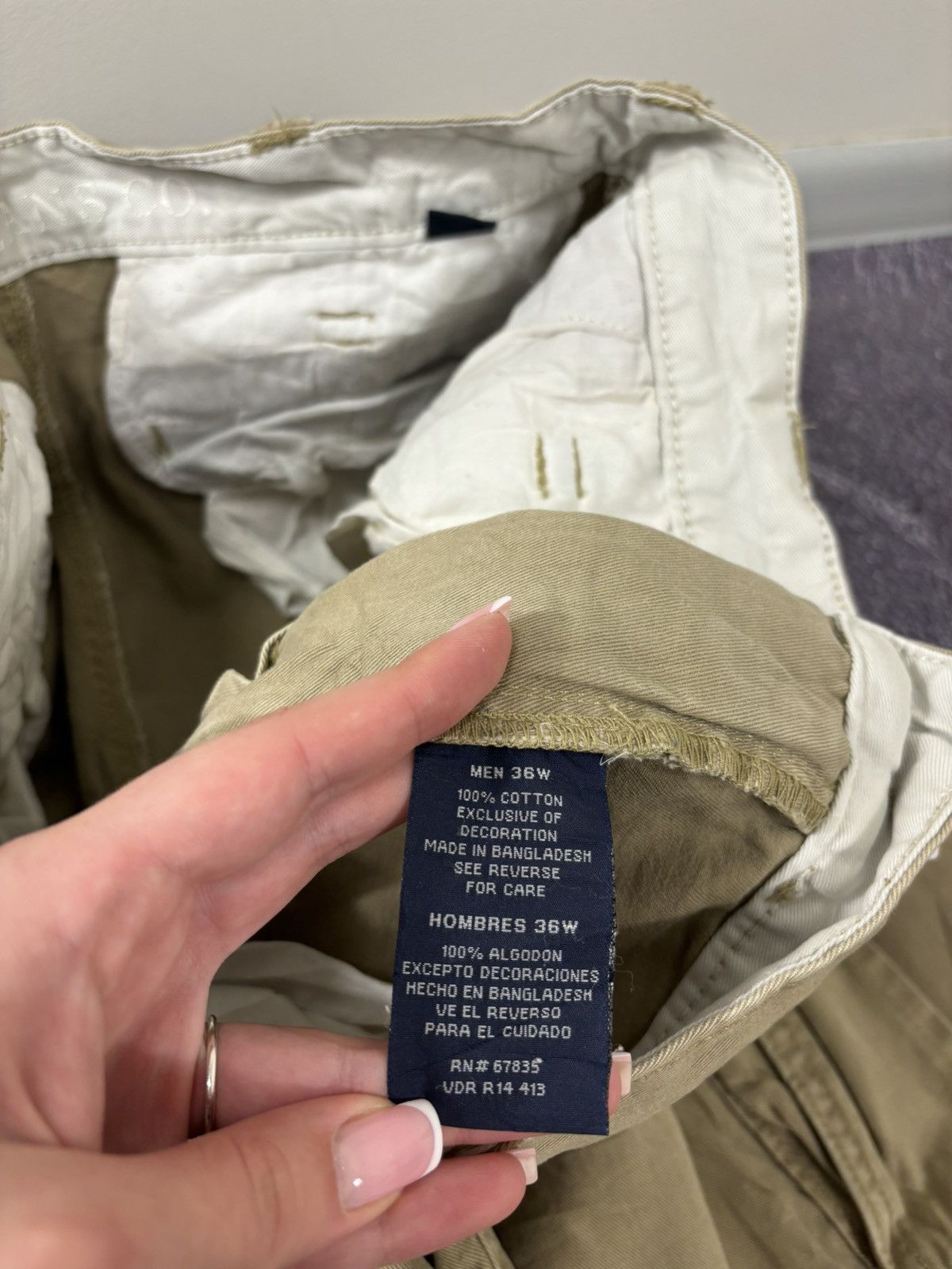 Nautica Vintage Nautica Y2K Beige Utility Hype Outdoor Cargo Shorts Size US 36 / EU 52 - 11 Thumbnail