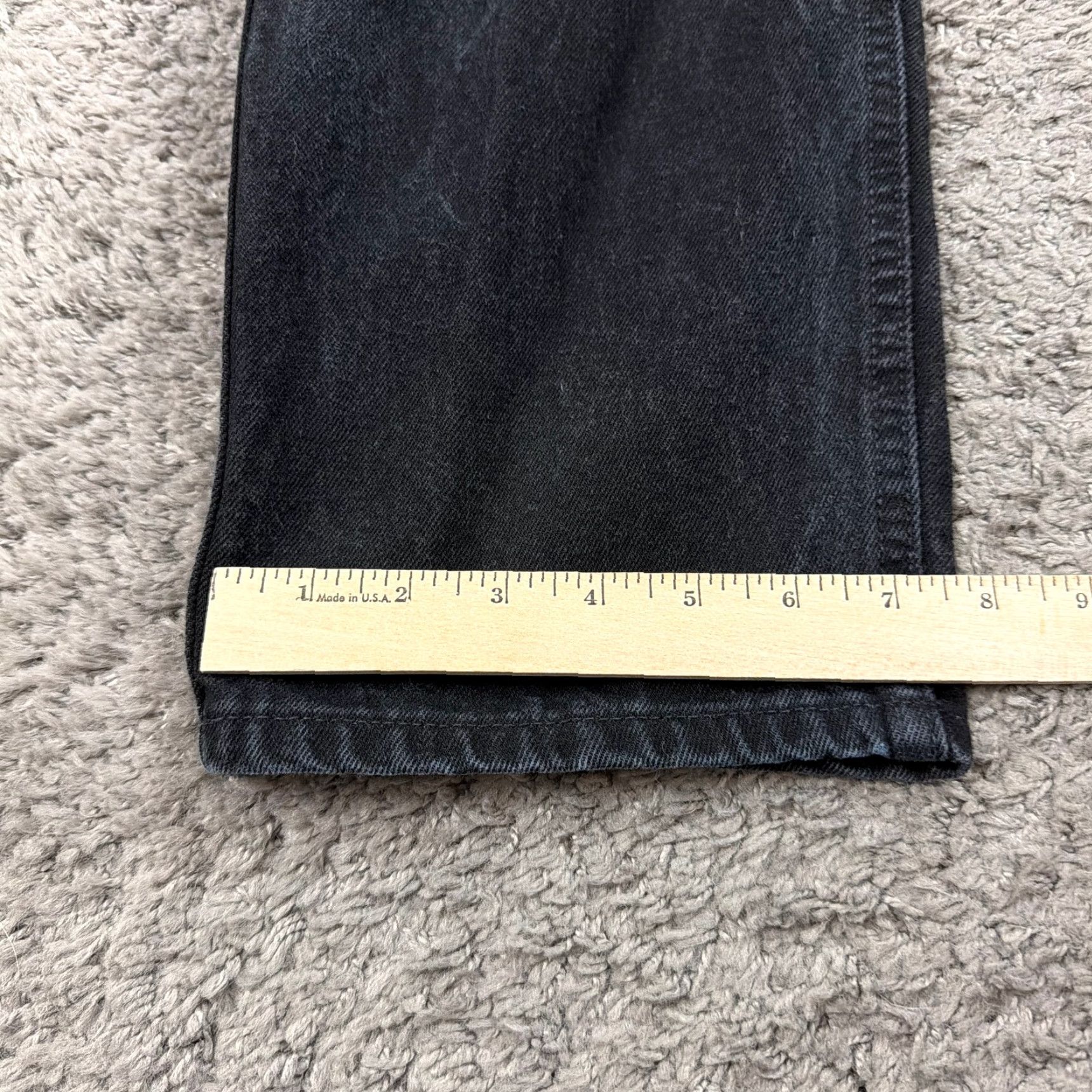 Levi's VINTAGE Levi's Jeans 545 Mens 36 Black Tapered Relaxed Denim Cotton 90s Jeans Mens Black 90s Levi's 545 Relaxed Tapered Jeans Mens Black 90s Size US 36 / EU 52 - 7 Thumbnail