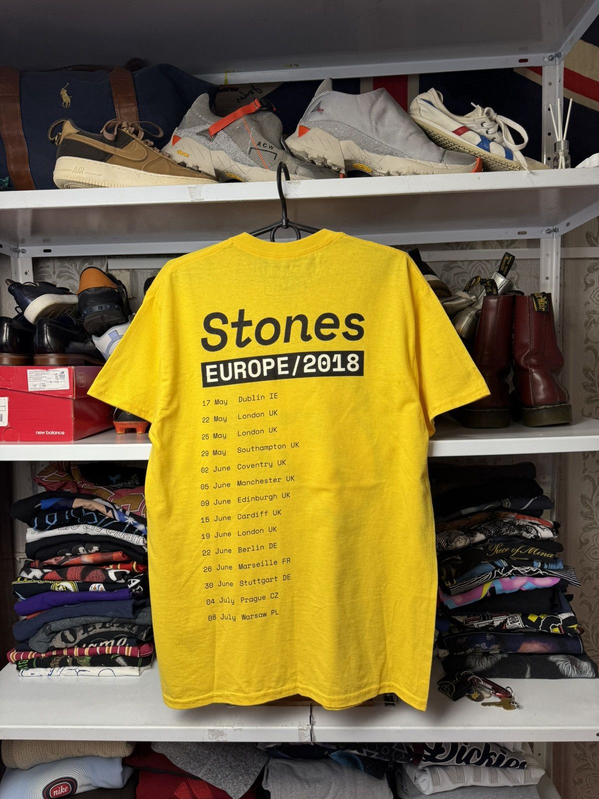 Band Tees Vintage The Rolling Stones Europe Tour 2018 Size US M / EU 48-50 / 2 - 3 Thumbnail