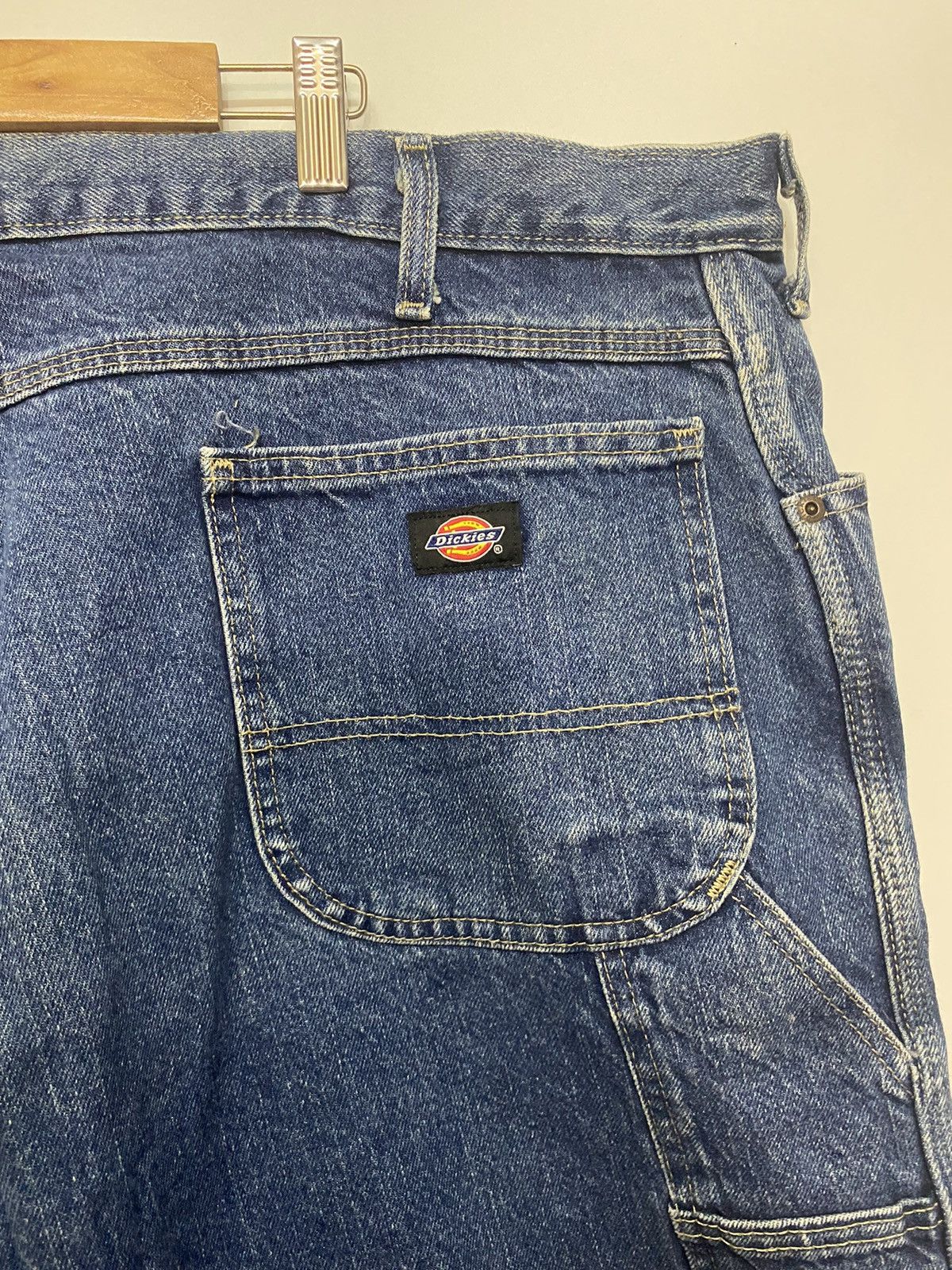 Dickies VINTAGE Dickies Shorts Denim Jeans Carpenter Loop Work Wear Size US 44 / EU 60 - 7 Thumbnail