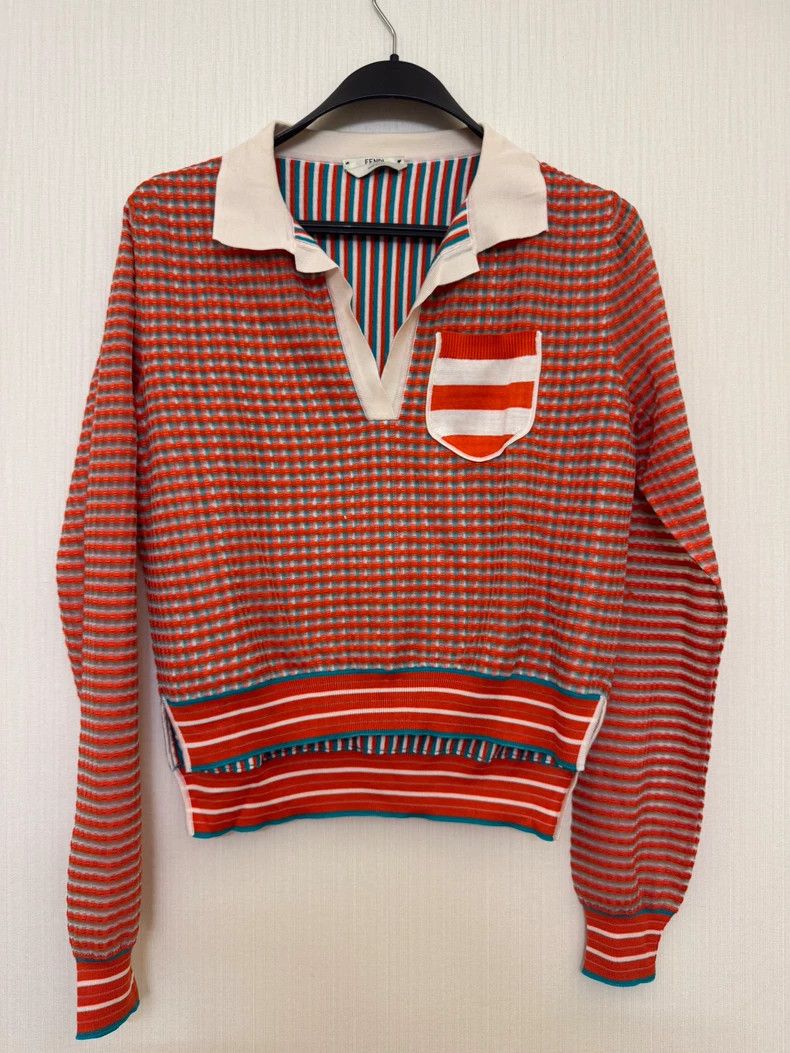 Fendi Orange striped color matching