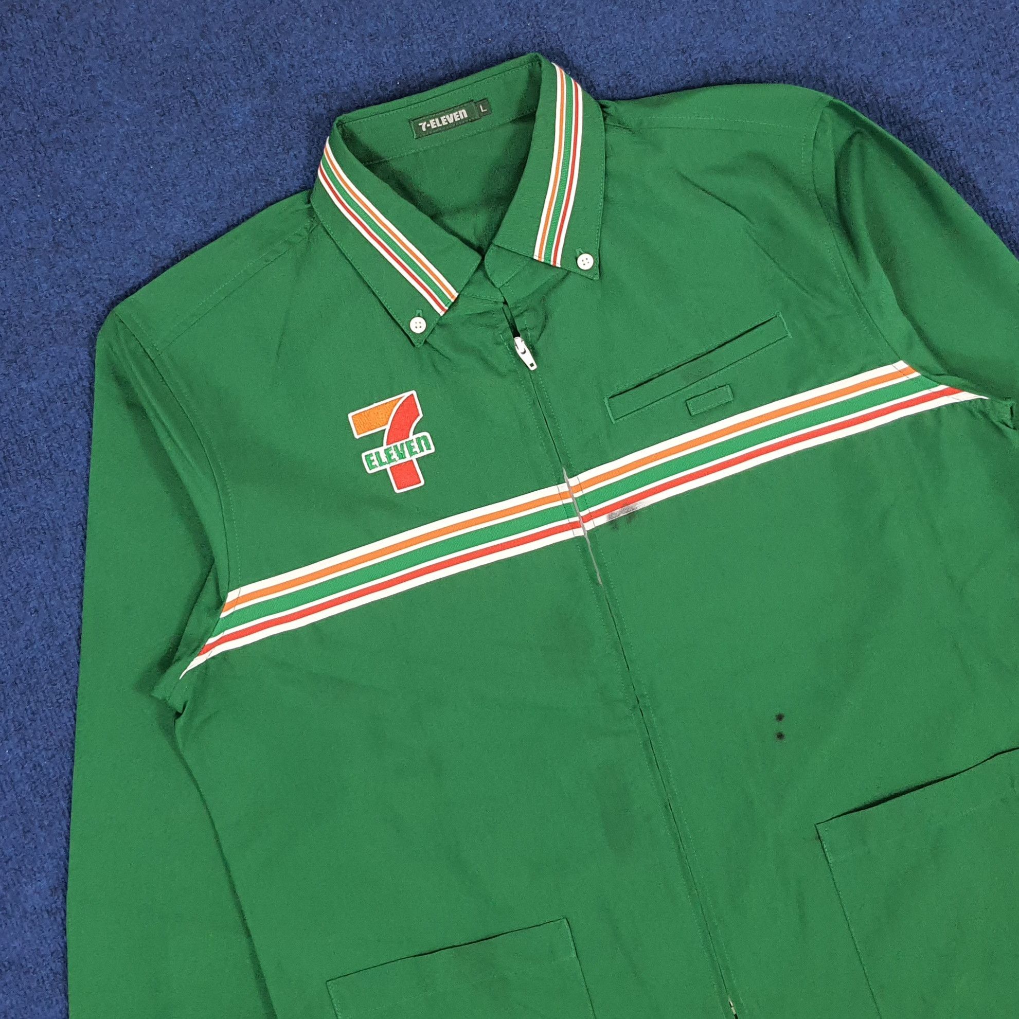 Japanese Brand × Vintage Vintage 7 Eleven Japan Brand Staff Work Uniform Size US L / EU 52-54 / 3 - 4 Thumbnail