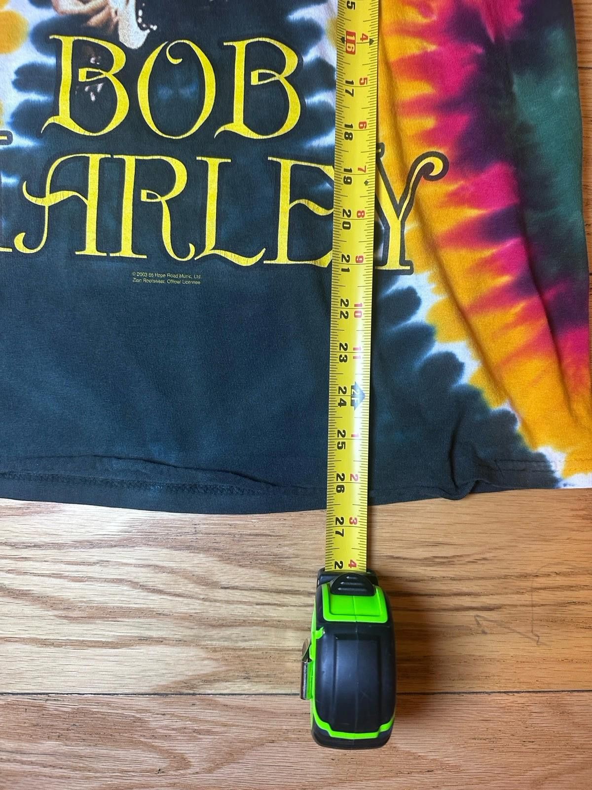 Zion Rootswear Vintage Bob Marley 2003 Reggae Tie-Dye Zion T-Shirt Adult M Size US M / EU 48-50 / 2 - 6 Thumbnail