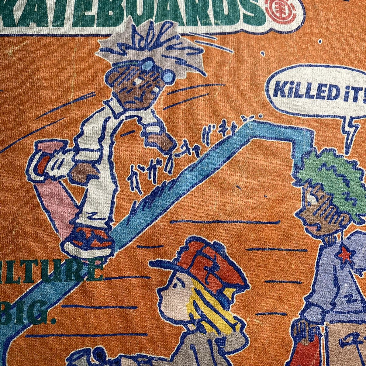 Element × Shorty's Skateboards Element Skateboards Kamo Chill Sk8ers Comic Strips Tee Size US XL / EU 56 / 4 - 12 Thumbnail