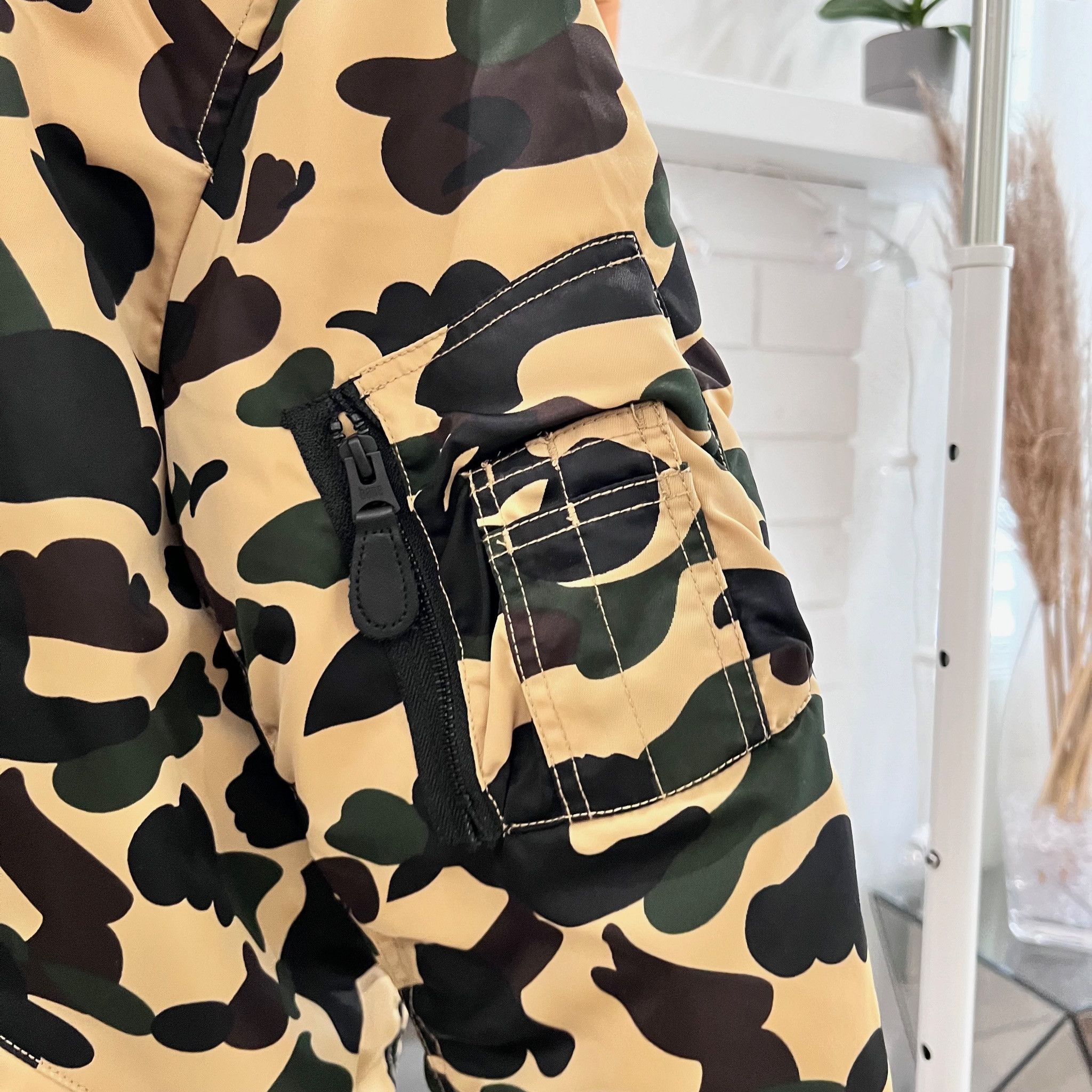 Bape BAPE 1st Camo Half MA-1 Split Bomber Jacket Size US M / EU 48-50 / 2 - 6 Thumbnail