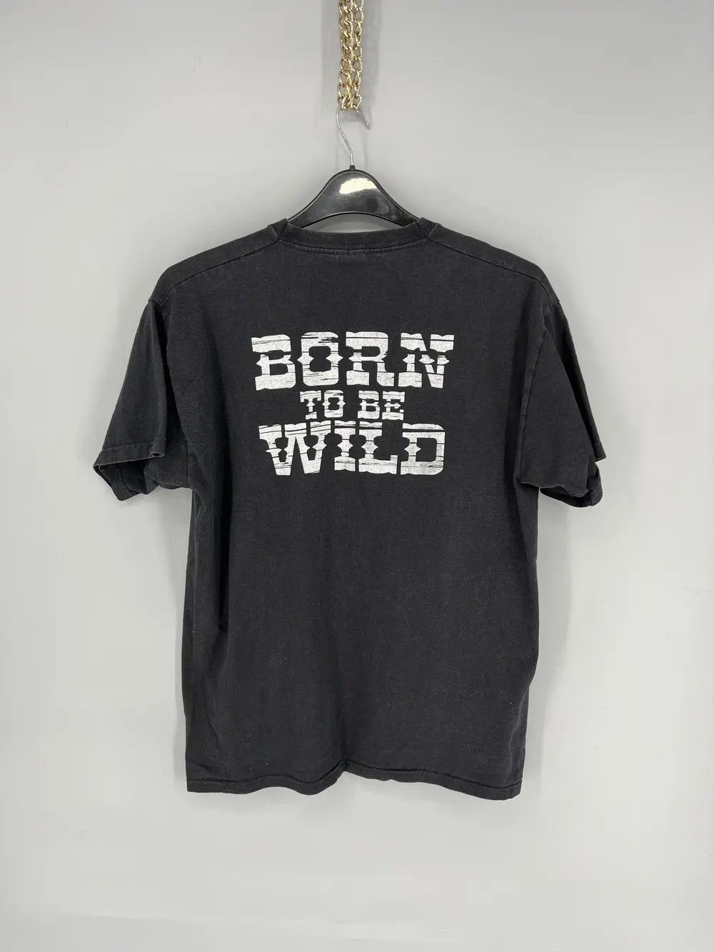 Band Tees Vintage 90s Wolf Face Boxy Fit Tee Streetwear Style Size US L / EU 52-54 / 3 - 10 Thumbnail