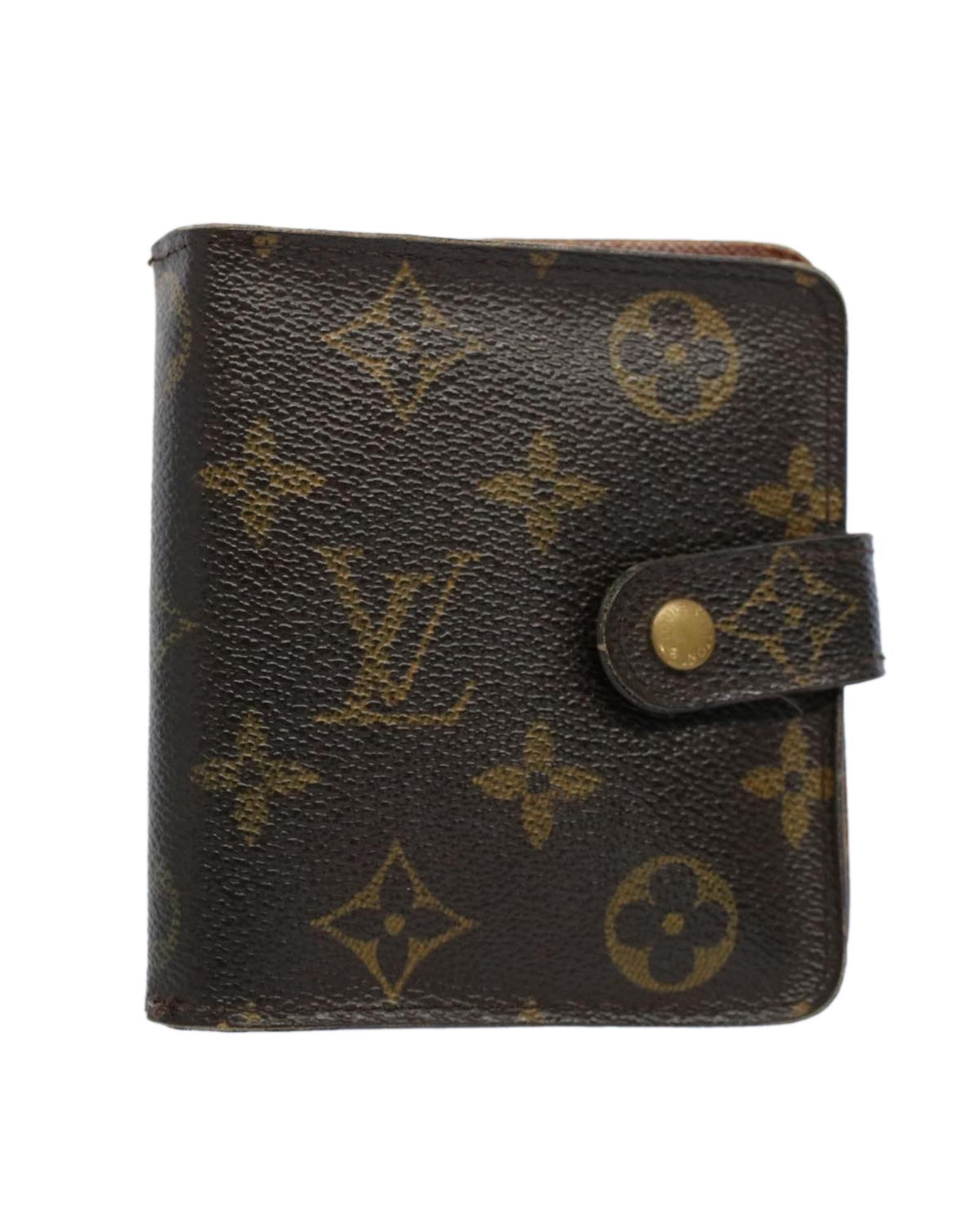 image of Louis Vuitton Monogram Compact Zip Wallet, Women's