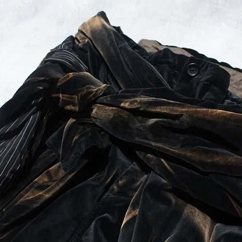 Yohji Yamamoto Yohji Yamamoto Pour Homme STRIPED VELVETEEN Pants Trouser Size US 30 / EU 46 - 5 Thumbnail