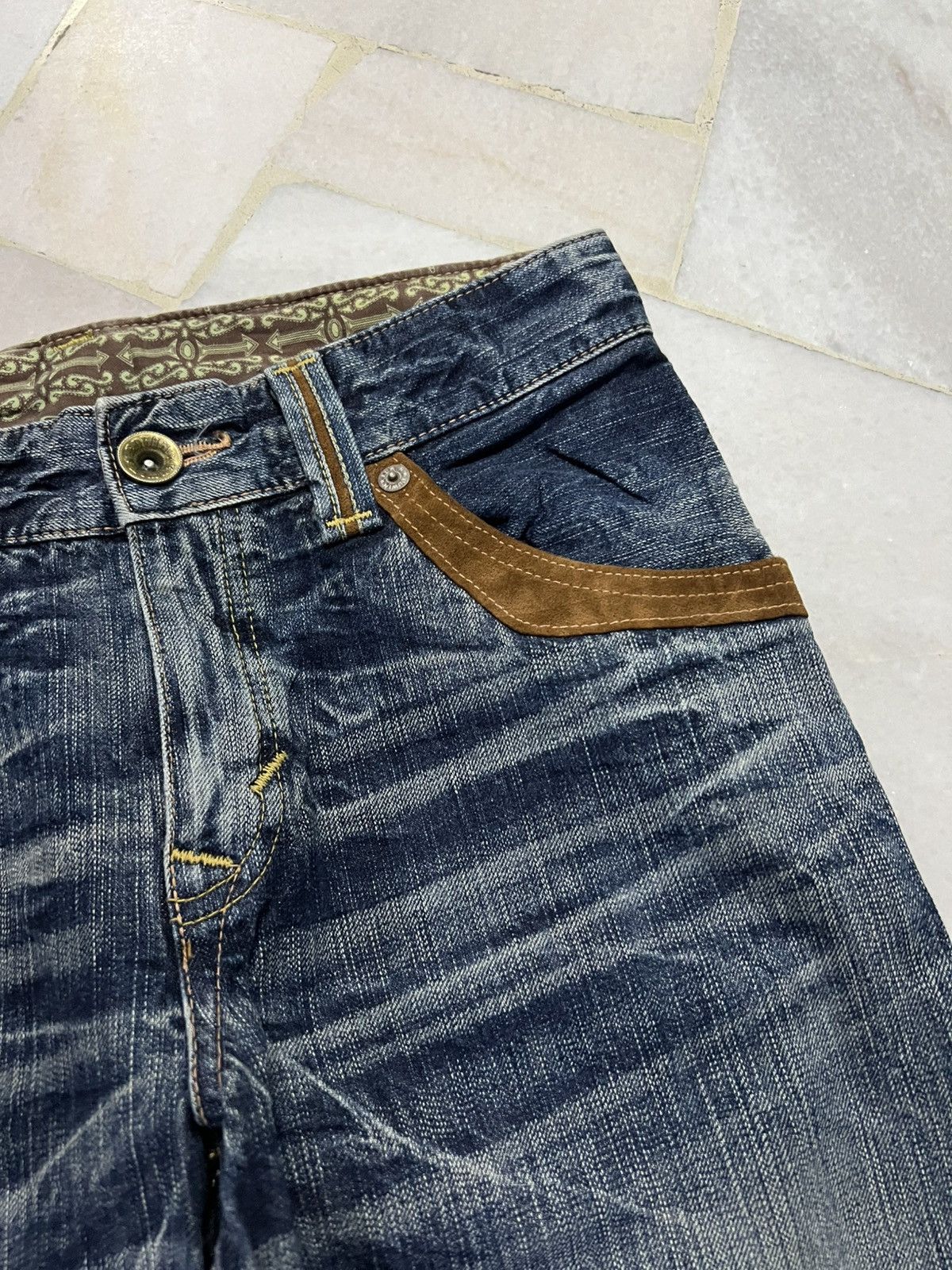 Edwin 💥Rare💥Edwin Exclusive Vintage Buffalo Head Jeans Size US 30 / EU 46 - 9 Thumbnail