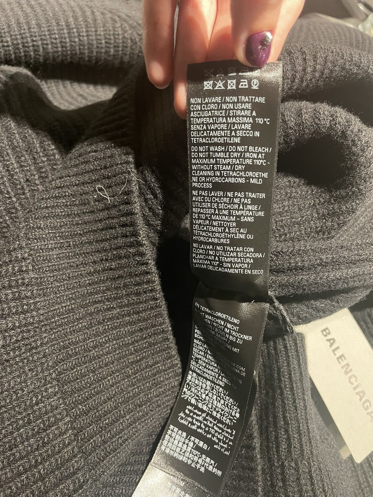 Balenciaga Wool sweater Size US L / EU 52-54 / 3 - 7 Thumbnail