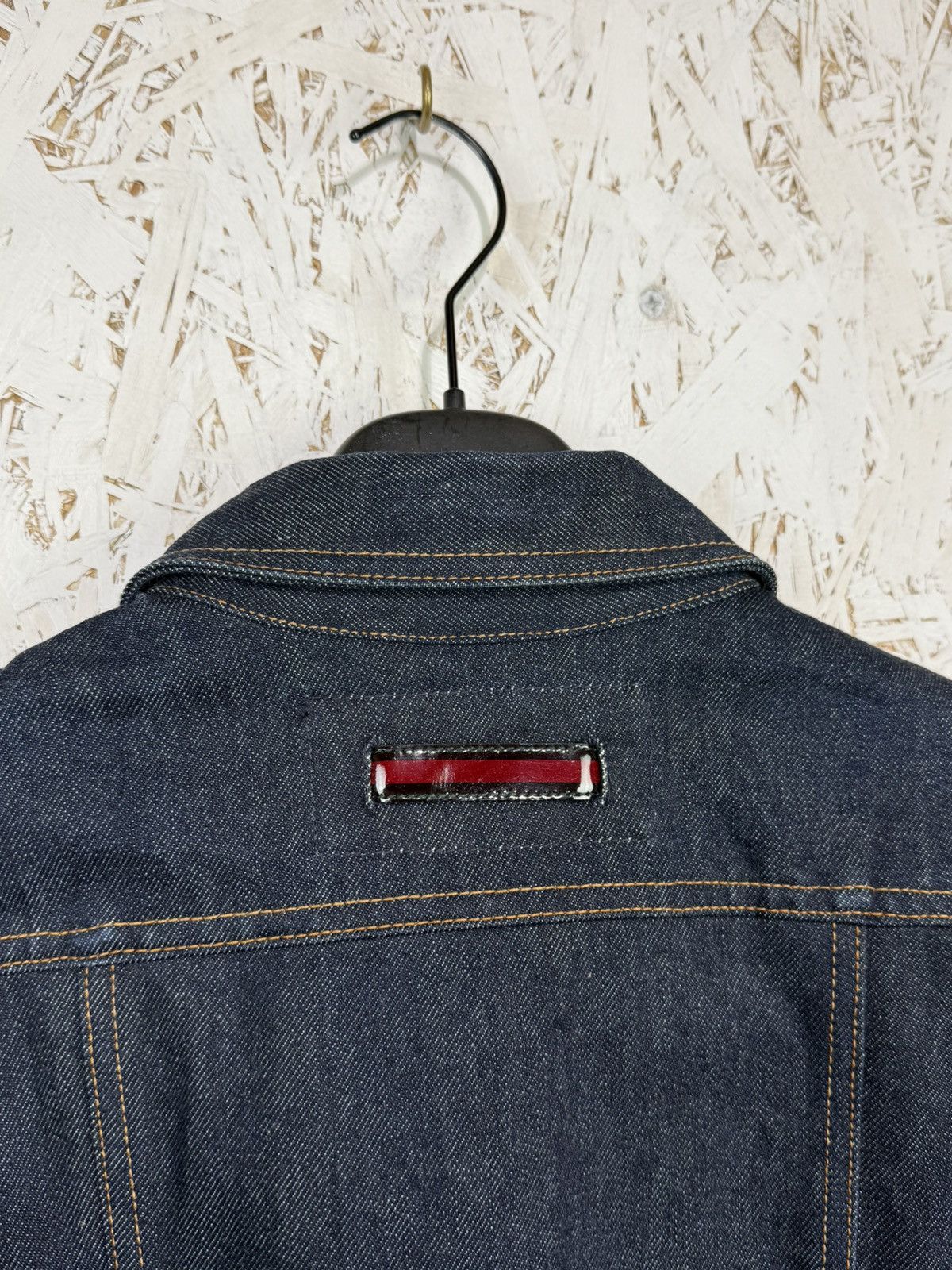 Gucci 90s Gucci Tom Ford SS99 Snap Button Denim Jacket Blue 40 Size S / US 4 / IT 40 - 6 Thumbnail