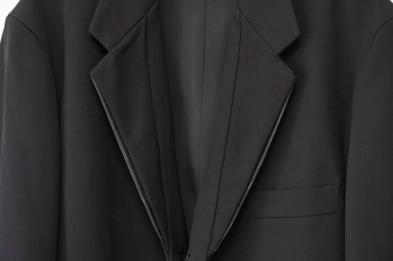 Yohji Yamamoto Yohji Yamamoto 96AW leather elbow cutlass sleeve jacket-250 Size US S / EU 44-46 / 1 - 6 Thumbnail