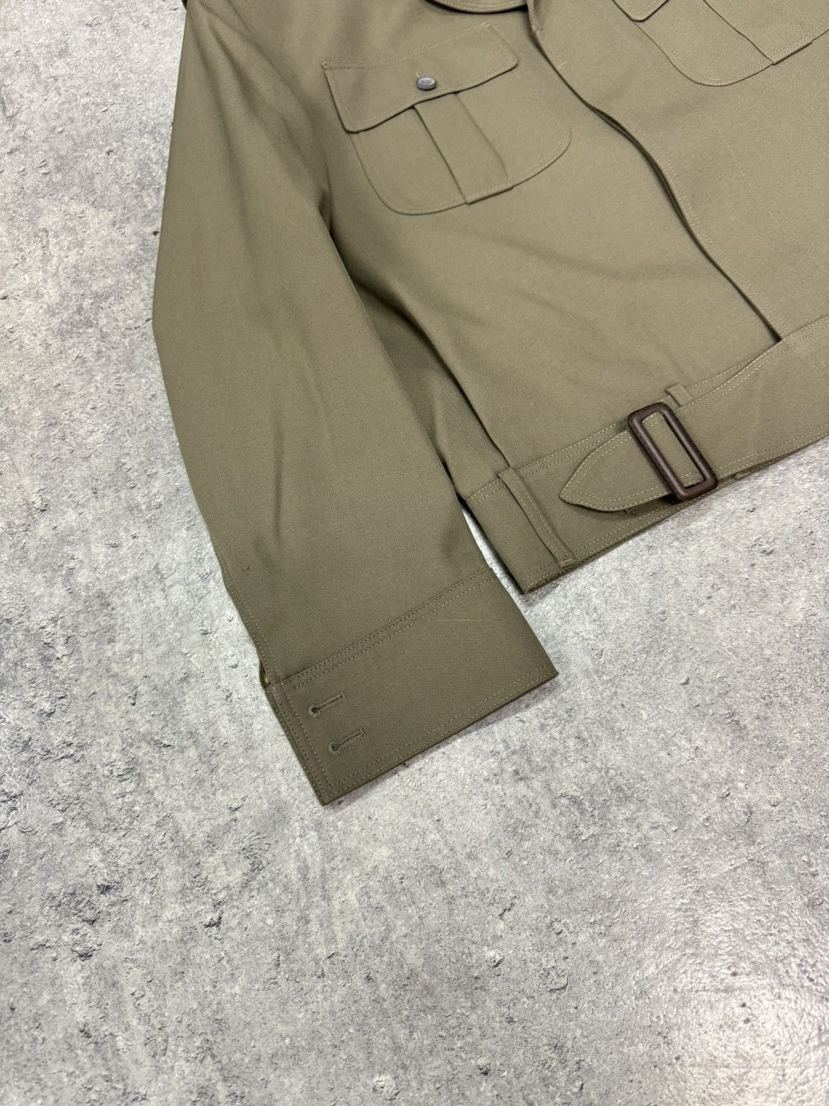 Japanese Brand ᶠᵃⁿᶜʸᵍᵘʸ NWT Vintage Military Jacket Boxy Y2K Polizei Size US M / EU 48-50 / 2 - 2 Thumbnail