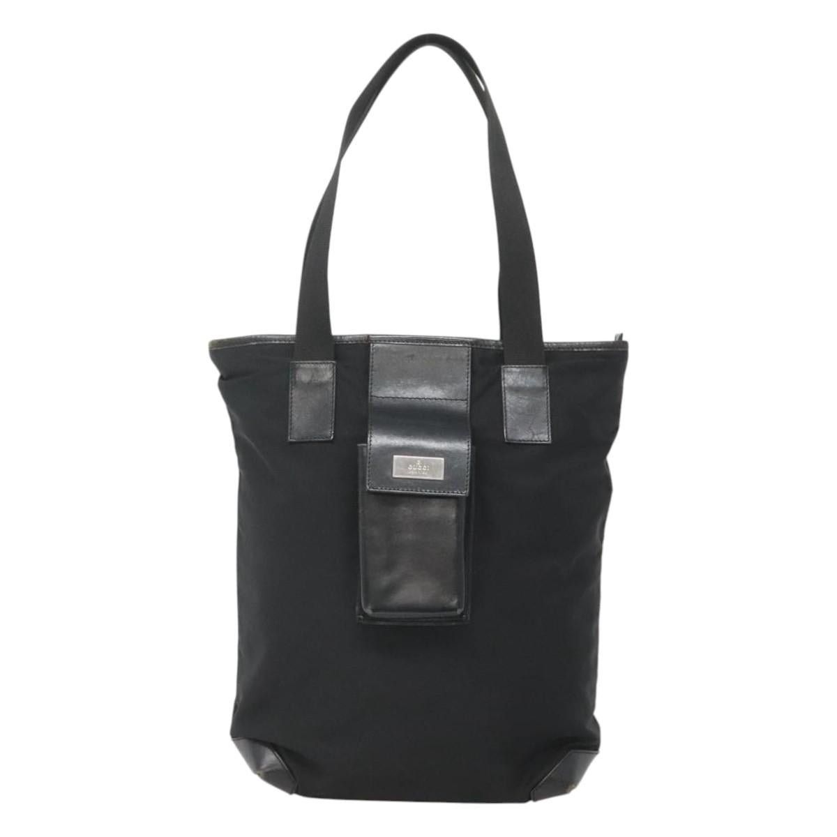 Gucci GUCCI Handbag Nylon Black Silver 019 019 Size ONE SIZE - 2 Thumbnail