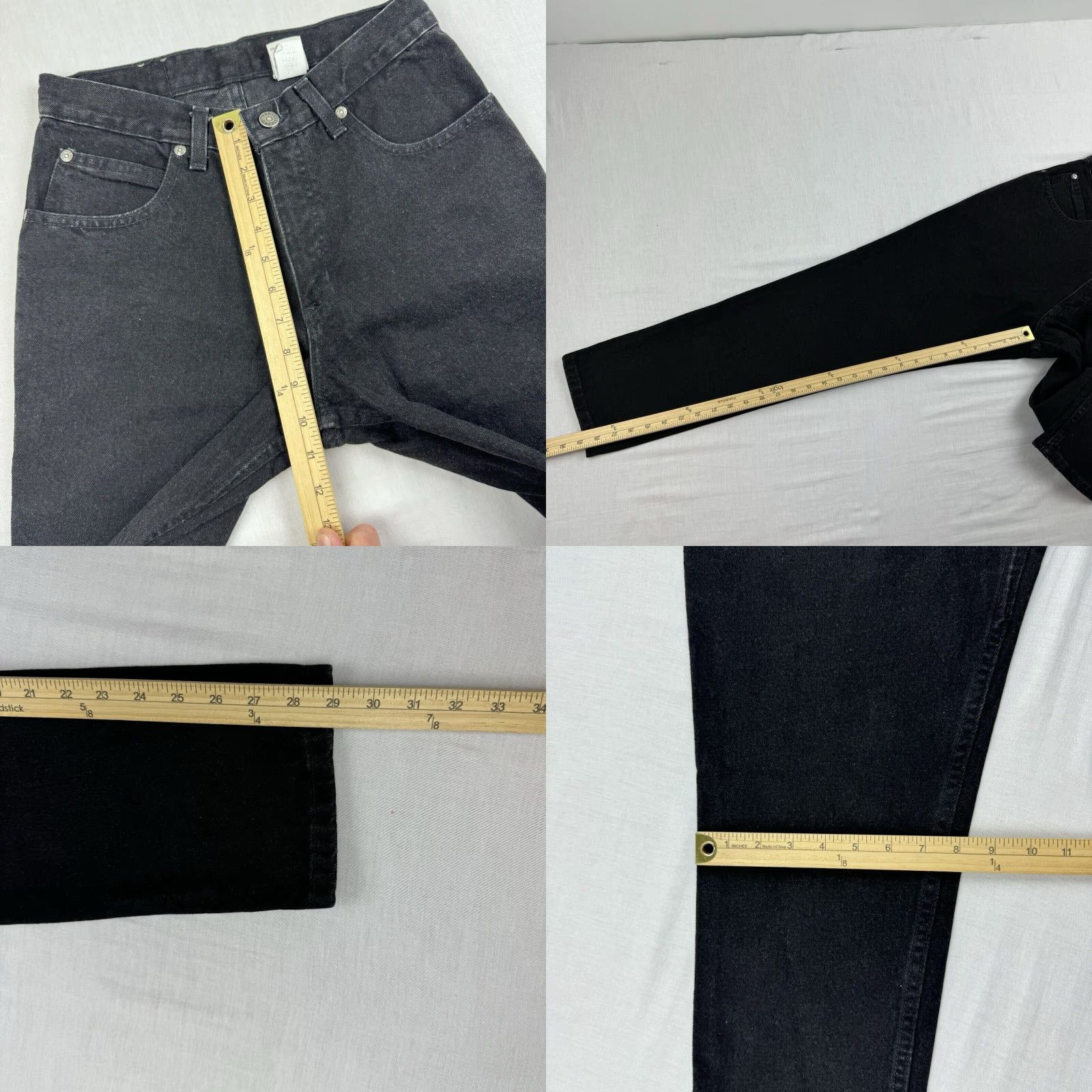 Vintage VINTAGE Aéropostale Jeans Women Regular 28 29 Black High Rise USA Made Mom Jeans Womens Jeans Size 28" / US 6 / IT 42 - 8 Thumbnail