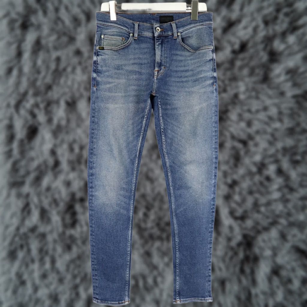 Tiger of Sweden Tiger of Sweden Jeans Men's Evolve W31/L32 Blue Faded Whiskers Stretched Zip Fly Size US 31 - 1 Thumbnail
