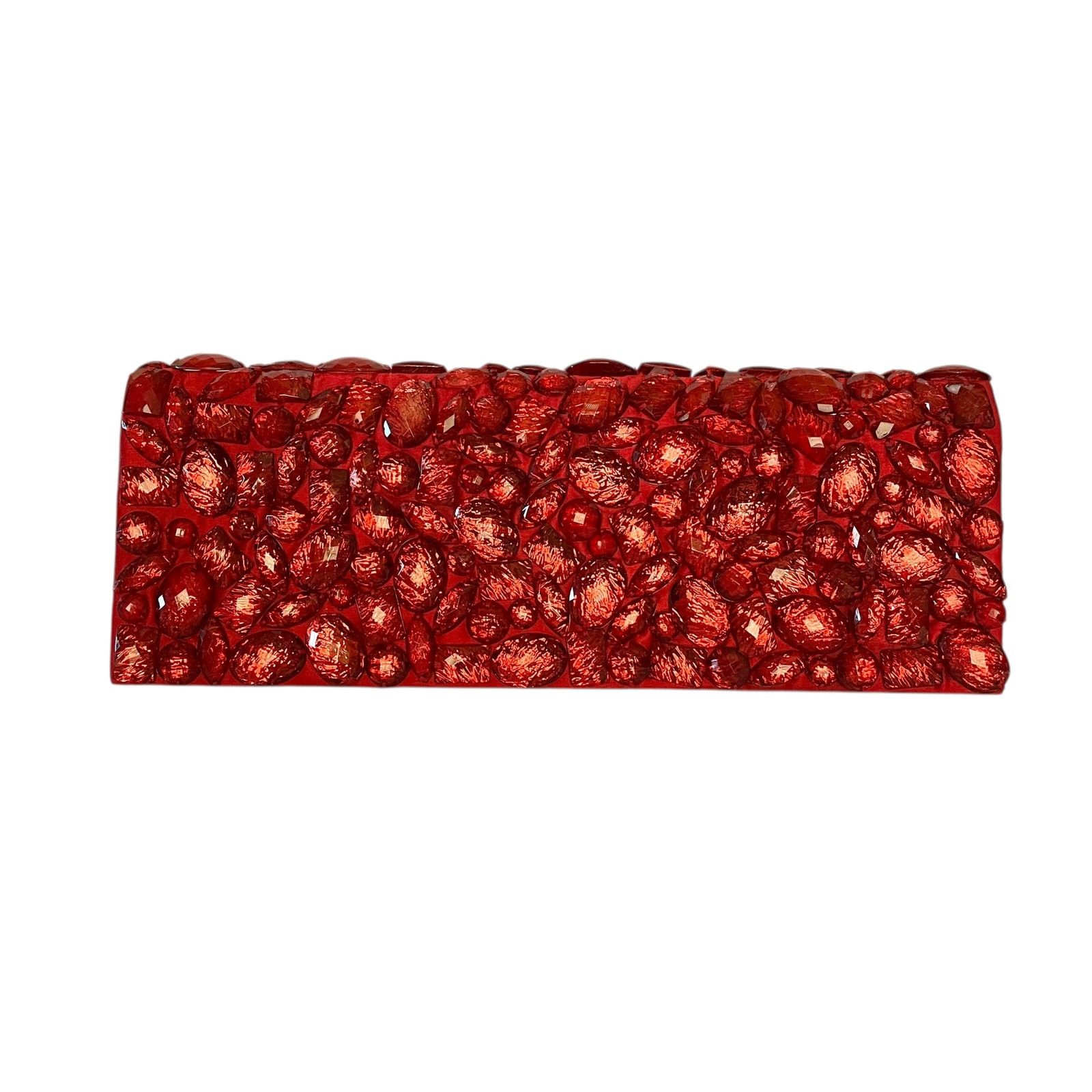 Banana Republic × Other L'Wren Scott Banana Republic Red Crackle Gemmed Clutch Bag Size ONE SIZE - 1 Thumbnail