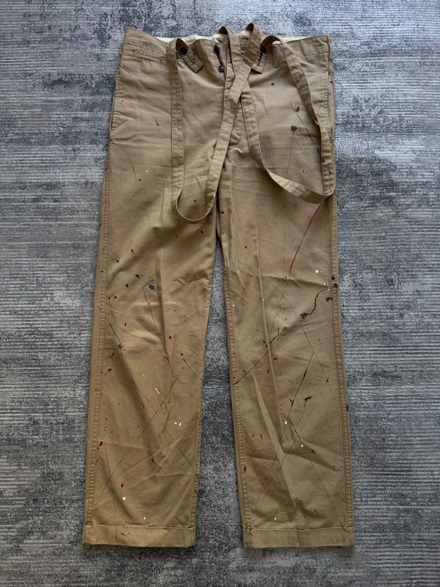Visvim VISVIM 19SS ICT Camus Braces Pants Dip Dye ICT Show Limited Size US 34 / EU 50 - 1 Thumbnail