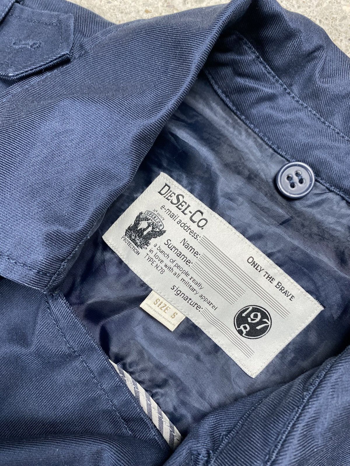 Diesel Diesel coat trench italy navy long Size S / US 4 / IT 40 - 7 Thumbnail