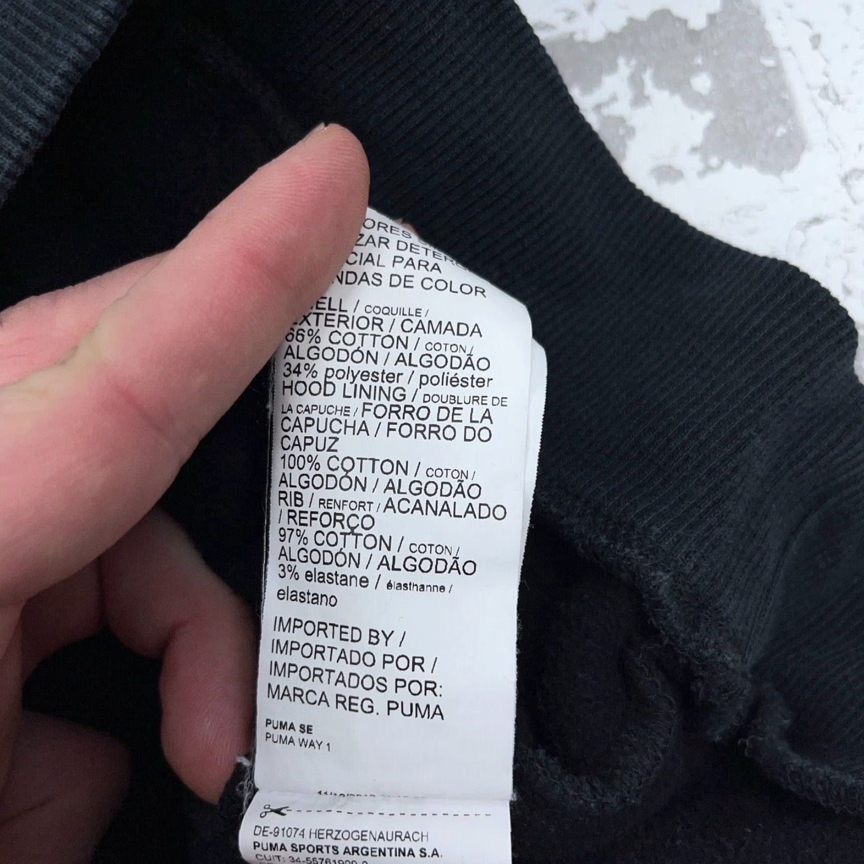 Puma Puma Hoodie Men Medium Black Embossed 3D Logo Sweatshirt Pullover Adult Logo Sweatshirt Size US M / EU 48-50 / 2 - 6 Thumbnail