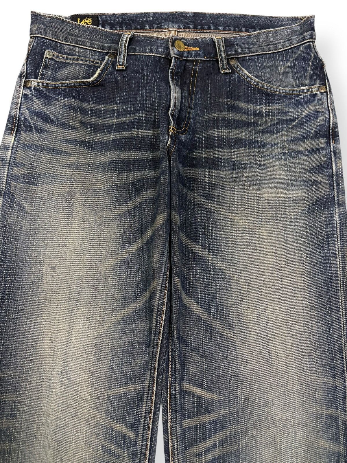 Lee Vintage Lee Riders Japan Faded Whiskers Clawmark Jeans Size US 32 / EU 48 - 3 Thumbnail