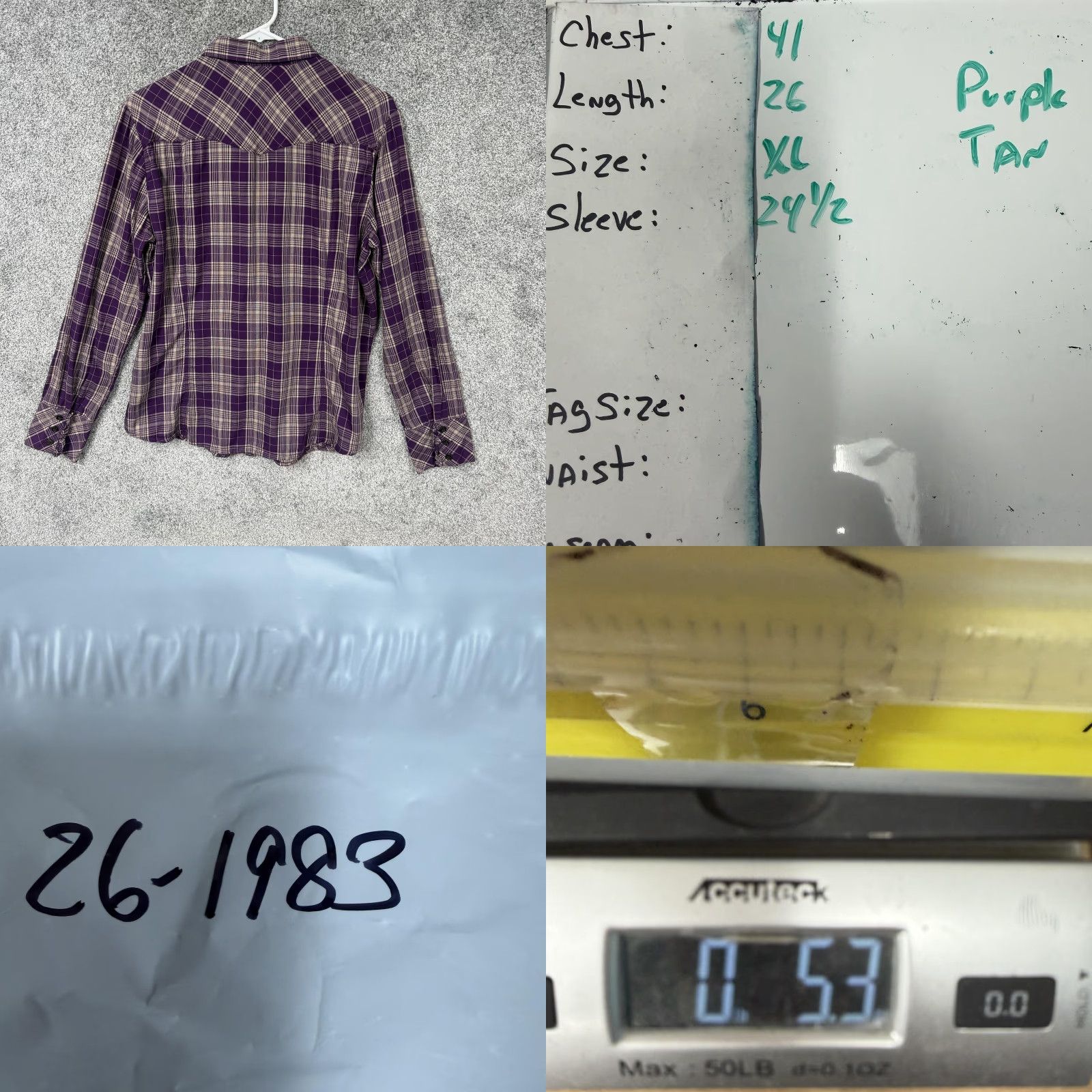 Gap VINTAGE Gap Shirt XL Purple Plaid Western Cowgirl Ruffle 90s Casual Womens Size XL / US 12-14 / IT 48-50 - 8 Thumbnail