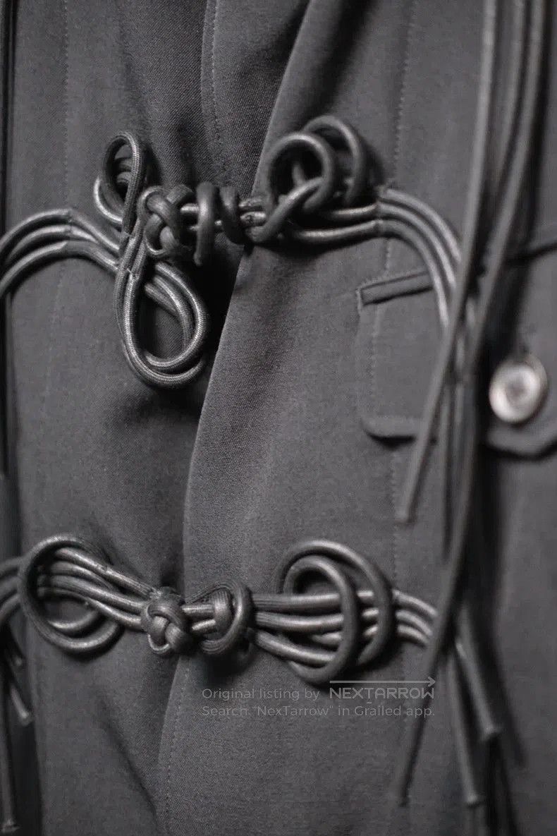 Yohji Yamamoto Yohji Yamamoto Star Embroidery Coat. Size US S / EU 44-46 / 1 - 5 Thumbnail