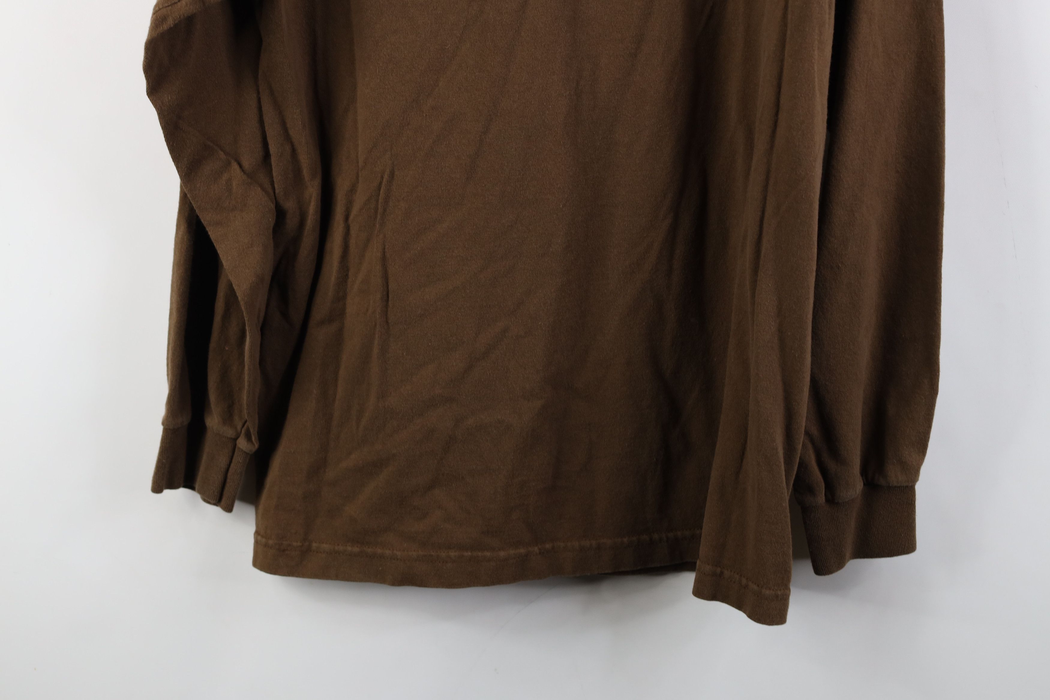 Vintage Vintage 90s Y2K Green State University Long Sleeve T-Shirt Size US M / EU 48-50 / 2 - 14 Thumbnail