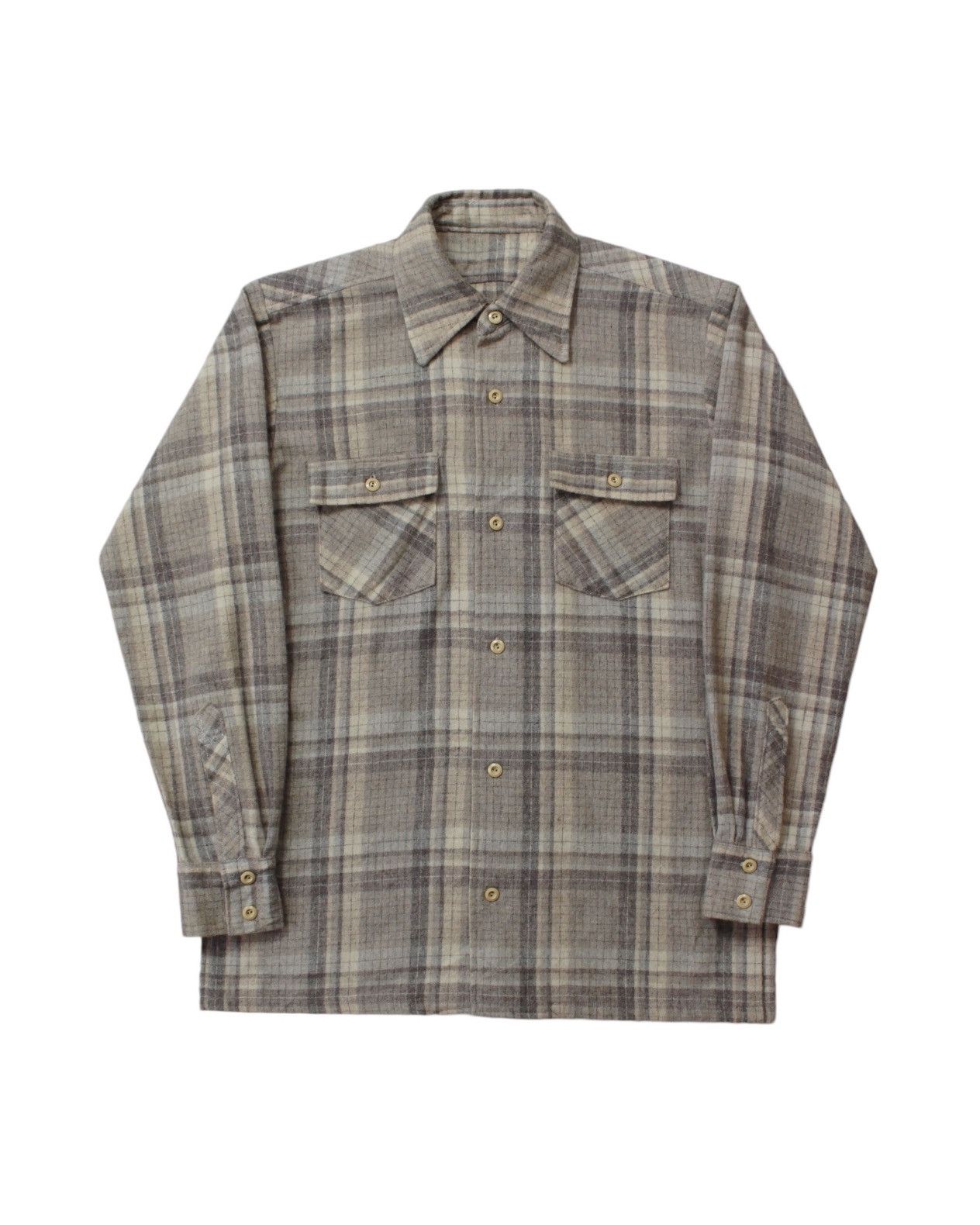 Flannel × Japanese Brand × Vintage 1990S JAPANESE MADE FLANNEL Size US L / EU 52-54 / 3 - 1 Thumbnail