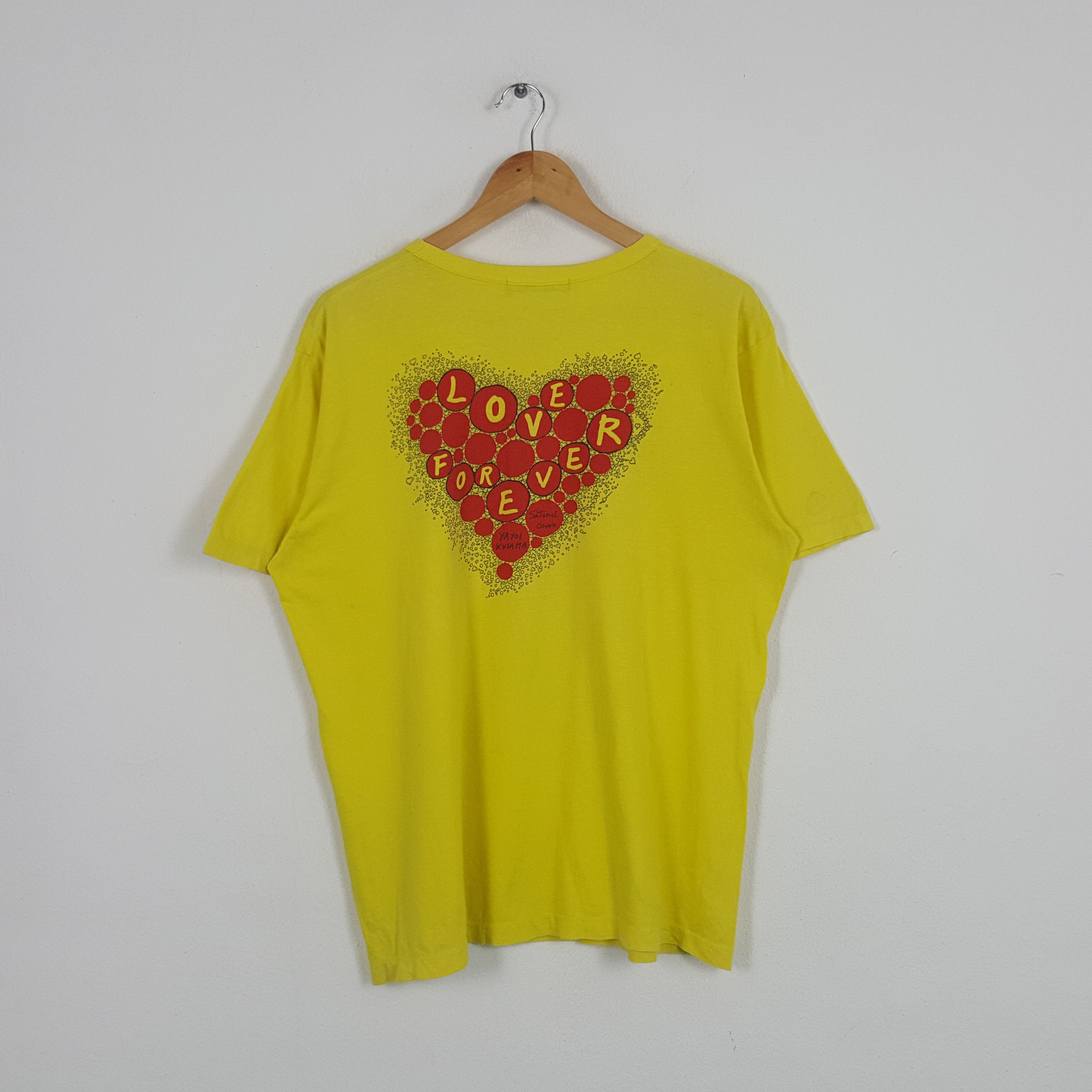 Japanese Brand × Vintage × Yayoi Kusama Vintage Yayoi Kusama X Satoshi Oh no Japanese Art Tshirt Size US XL / EU 56 / 4 - 3 Thumbnail
