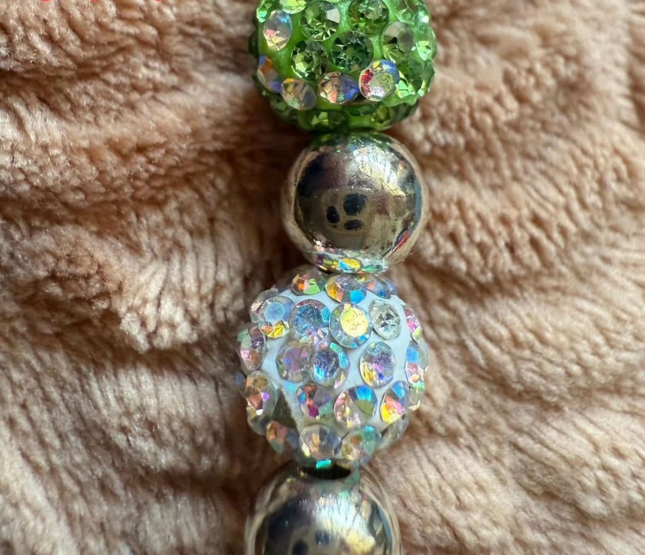 Japanese Brand × Jewelry Round Bead Rhinestone Wallet Chain Size ONE SIZE - 5 Thumbnail
