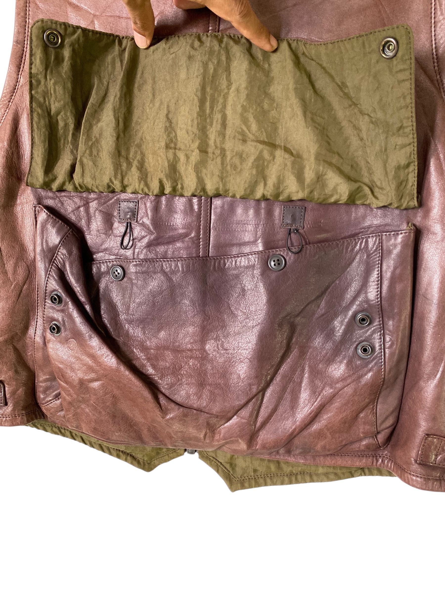 Genuine Leather 2000s Harold's Gear tactical horsehide leather vest Size US S / EU 44-46 / 1 - 8 Thumbnail