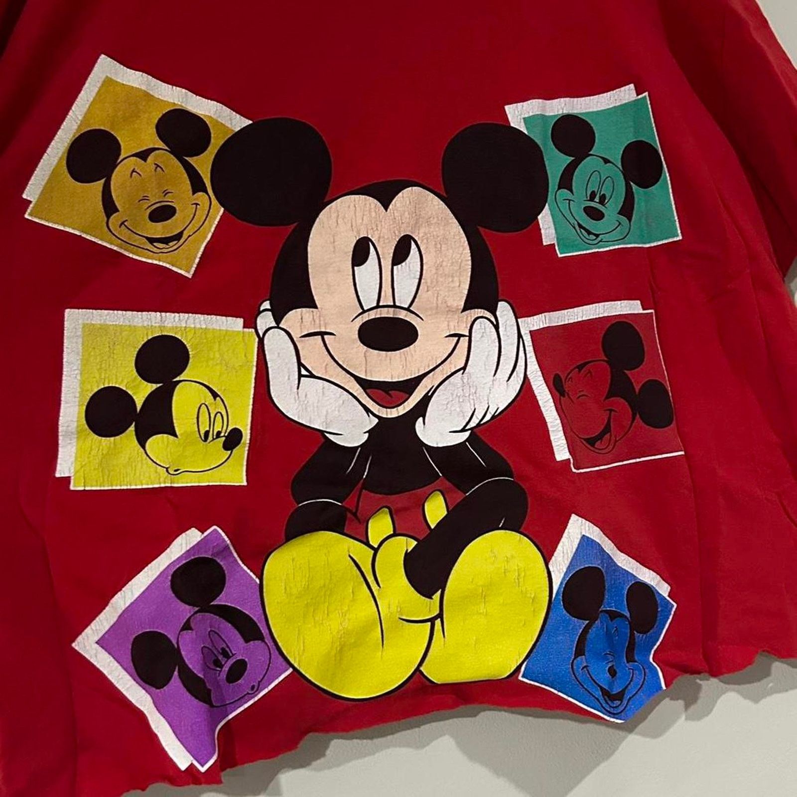 Mickey Unlimited Vintage Mickey Mouse Faces Cropped Shirt Size US XXL / EU 58 / 5 - 2 Thumbnail