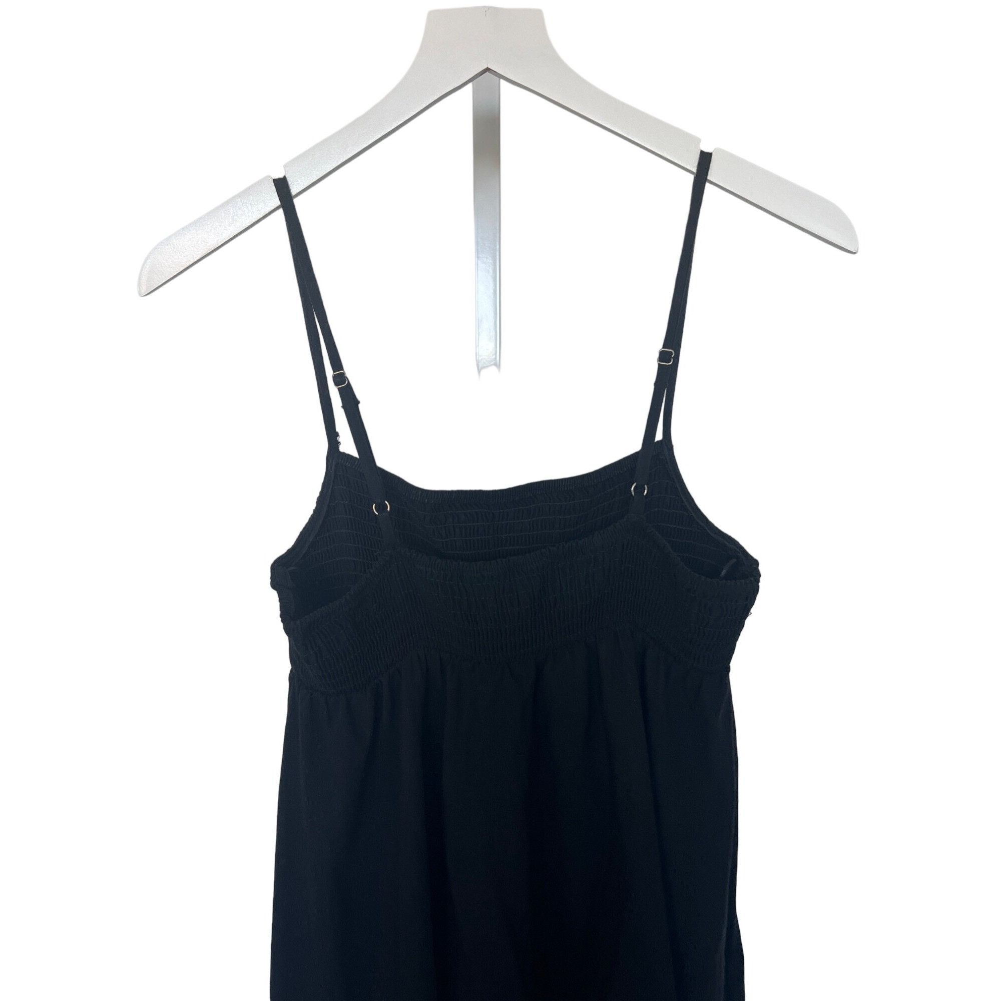 Zara Zara Linen Blend Black Maxi Dress with Pockets Size M / US 6-8 / IT 42-44 - 3 Thumbnail