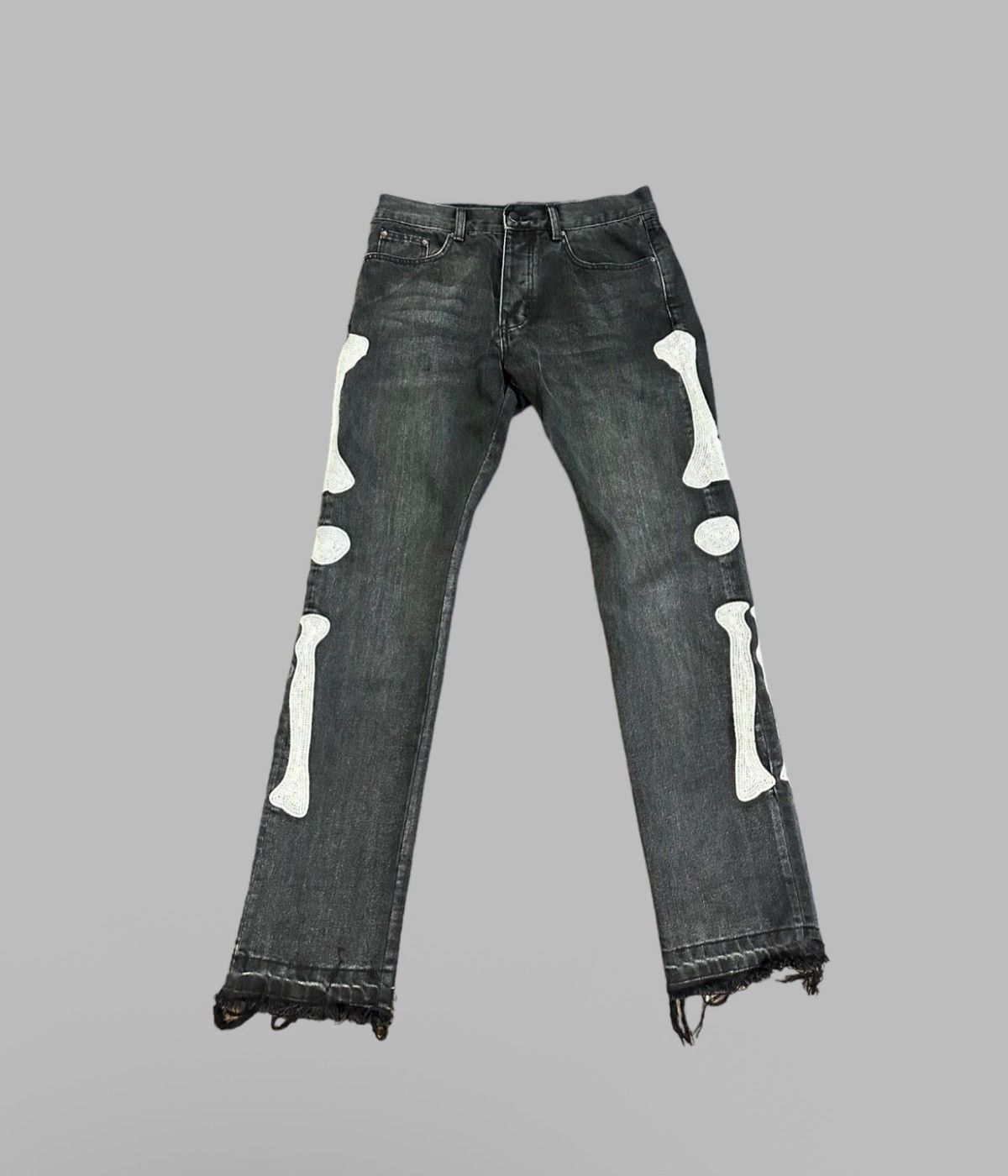 MNML MNML BONE DENIM JEANS Size US 31 - 2 Thumbnail