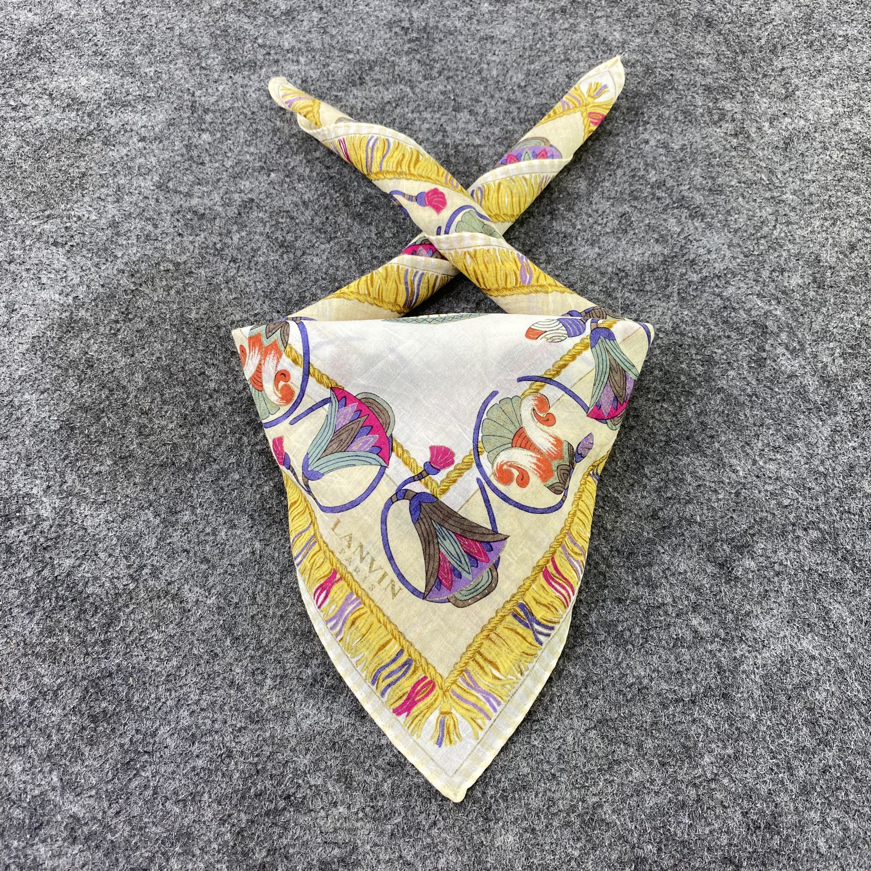 Lanvin Lanvin Handkerchief / Bandana / Neckerchief / Headscarf-B835 Size ONE SIZE - 2 Thumbnail